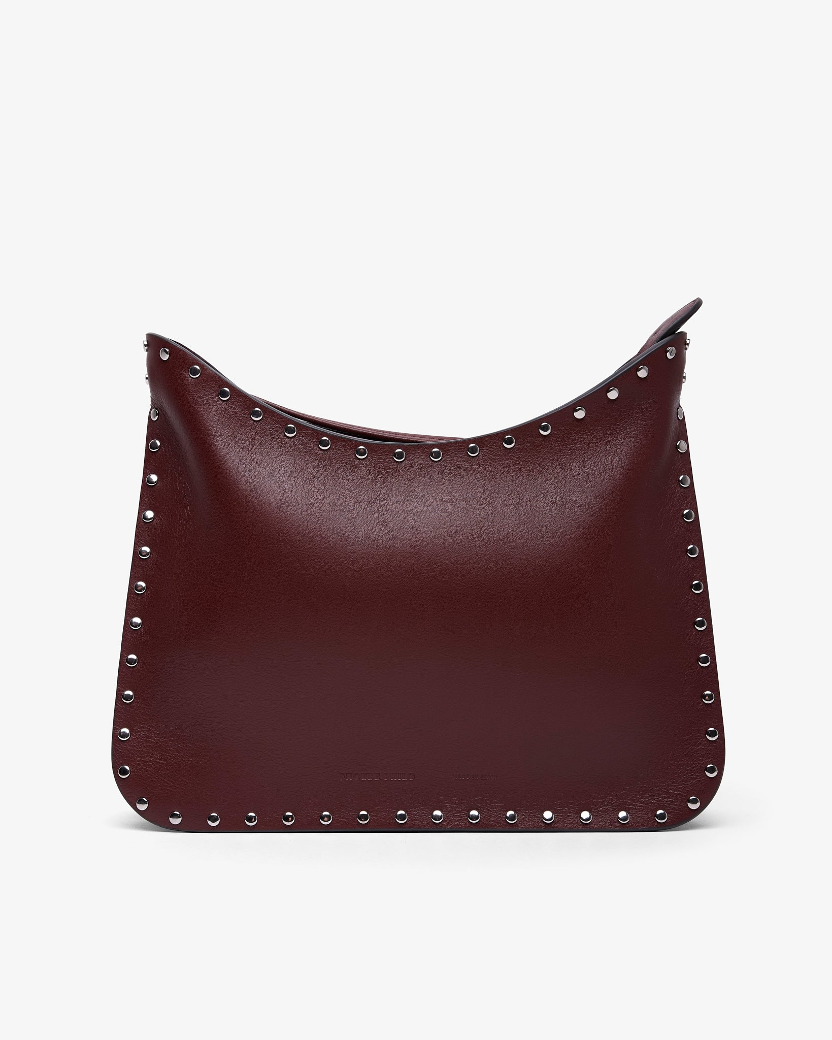 Stud Gig small brown shoulder bag