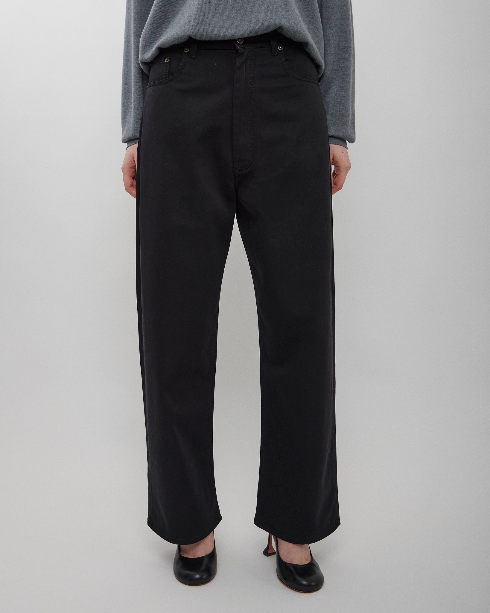 Drop black jeans