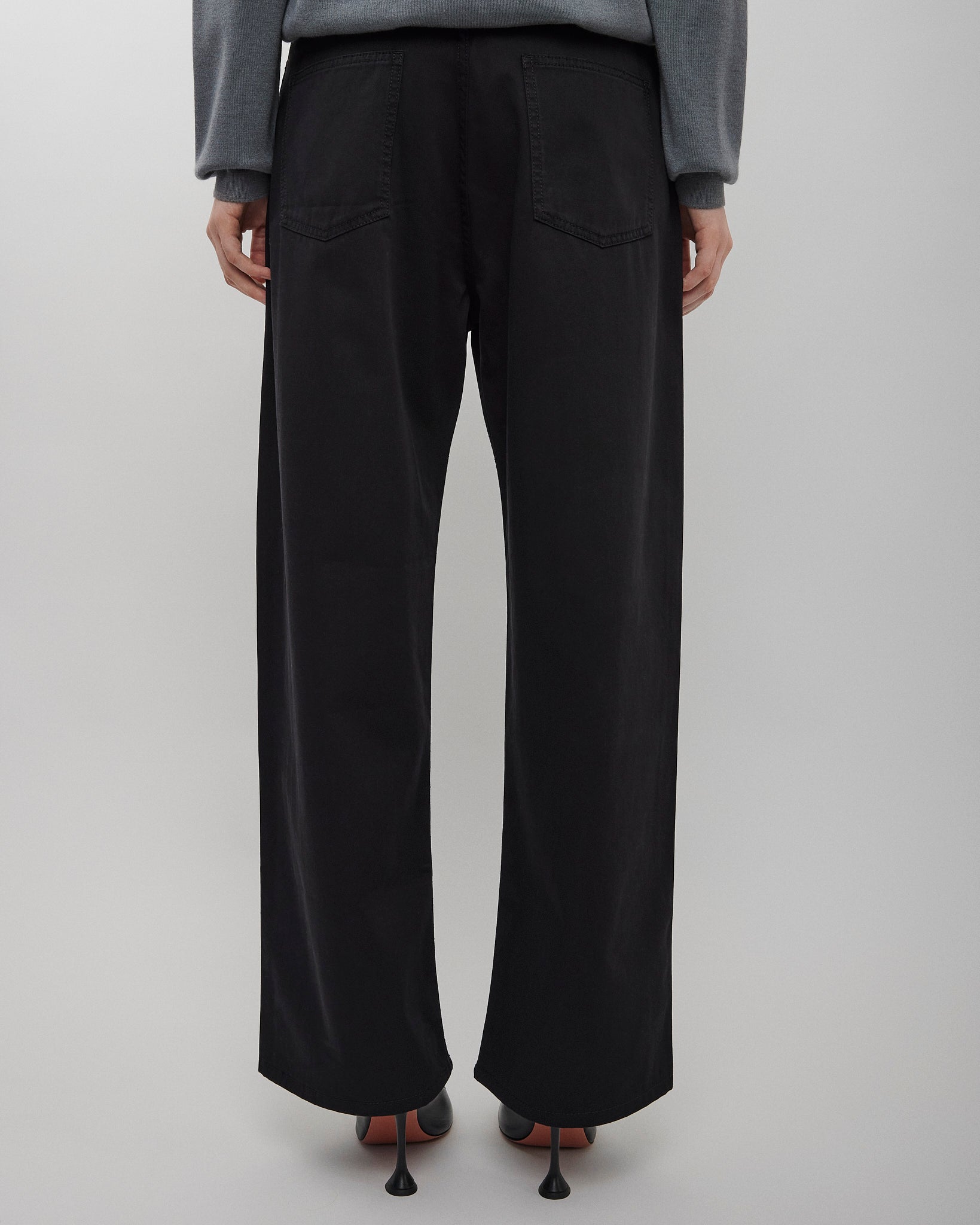 Drop black jeans
