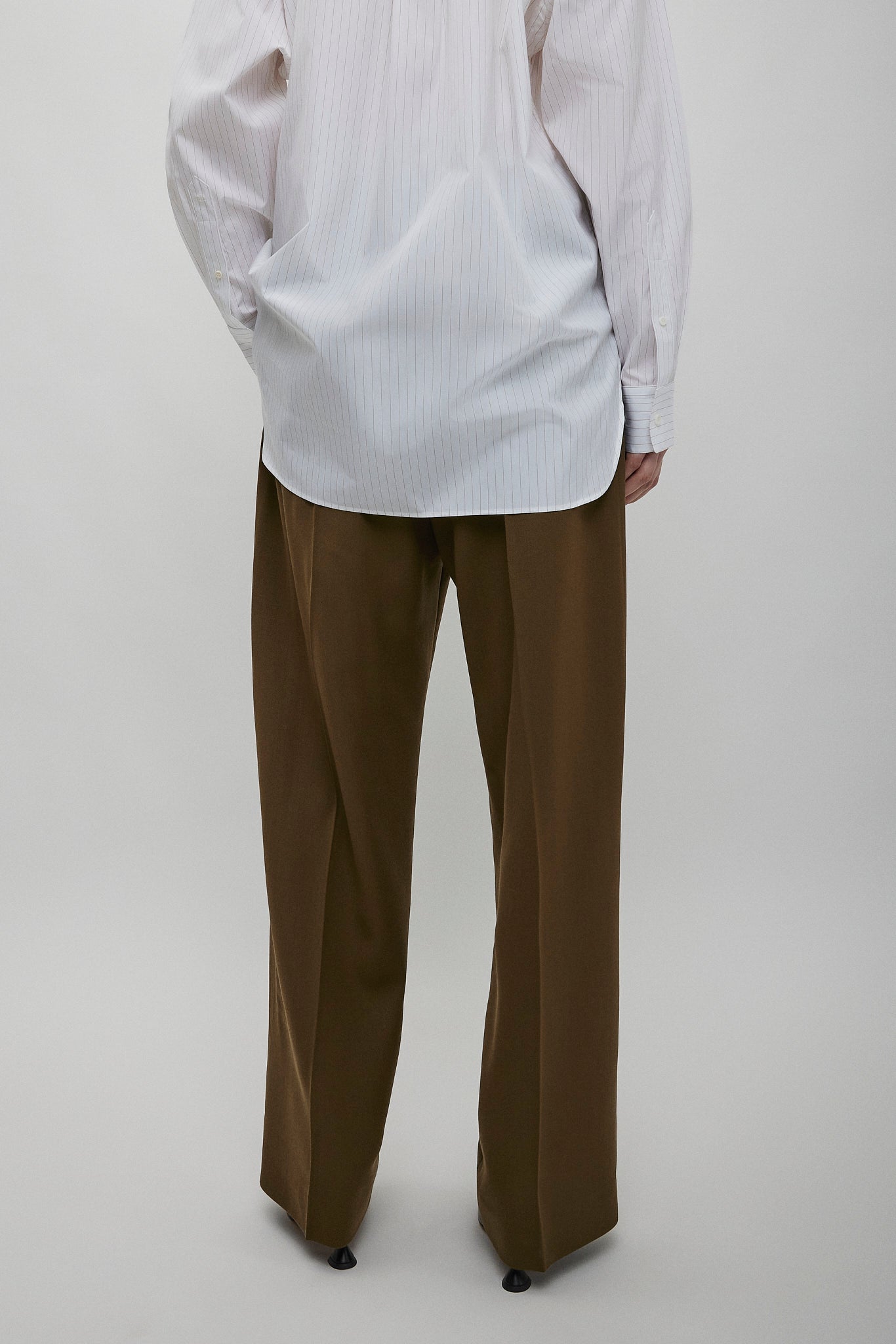 Drop dark beige trousers