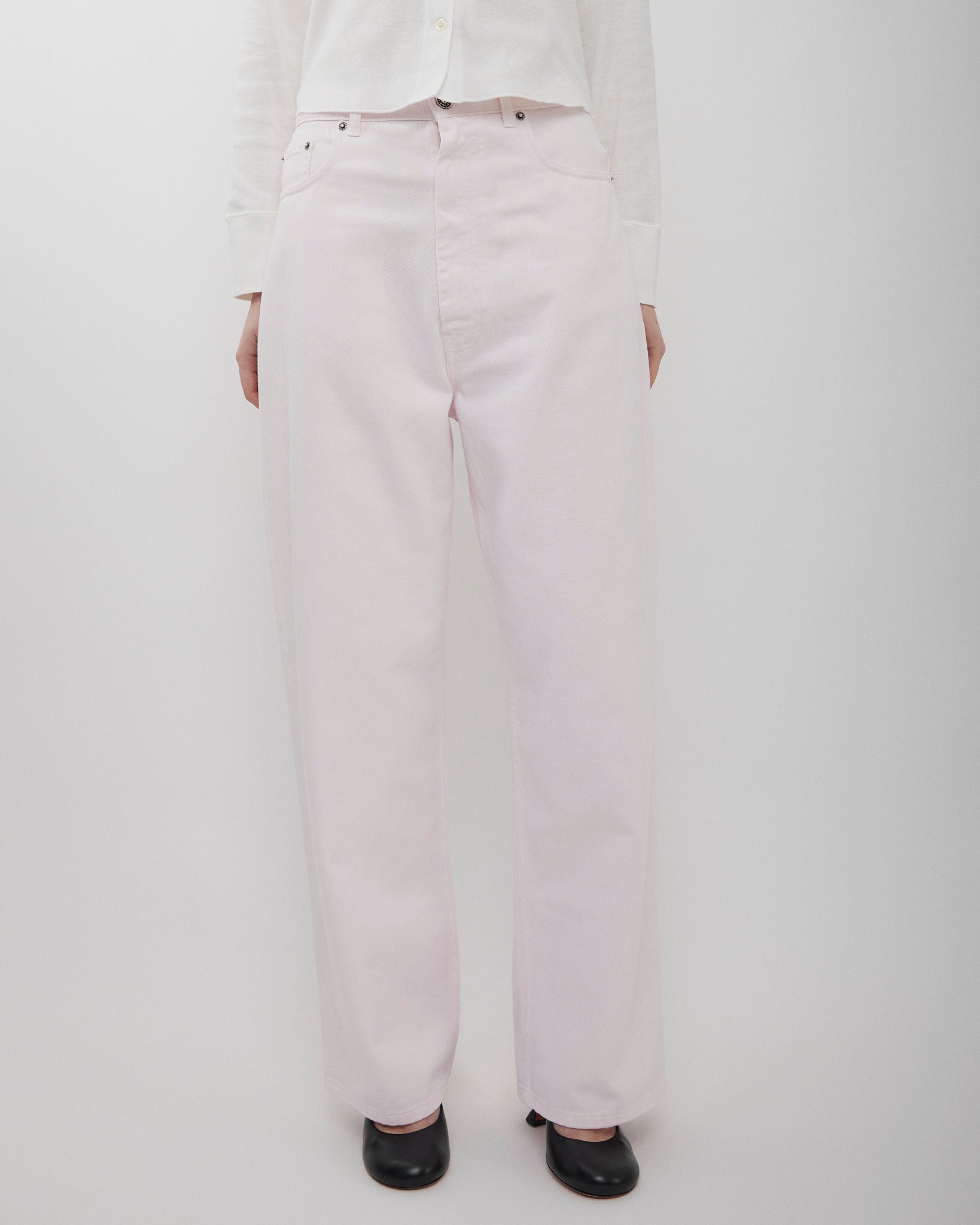 Drop light pink jeans