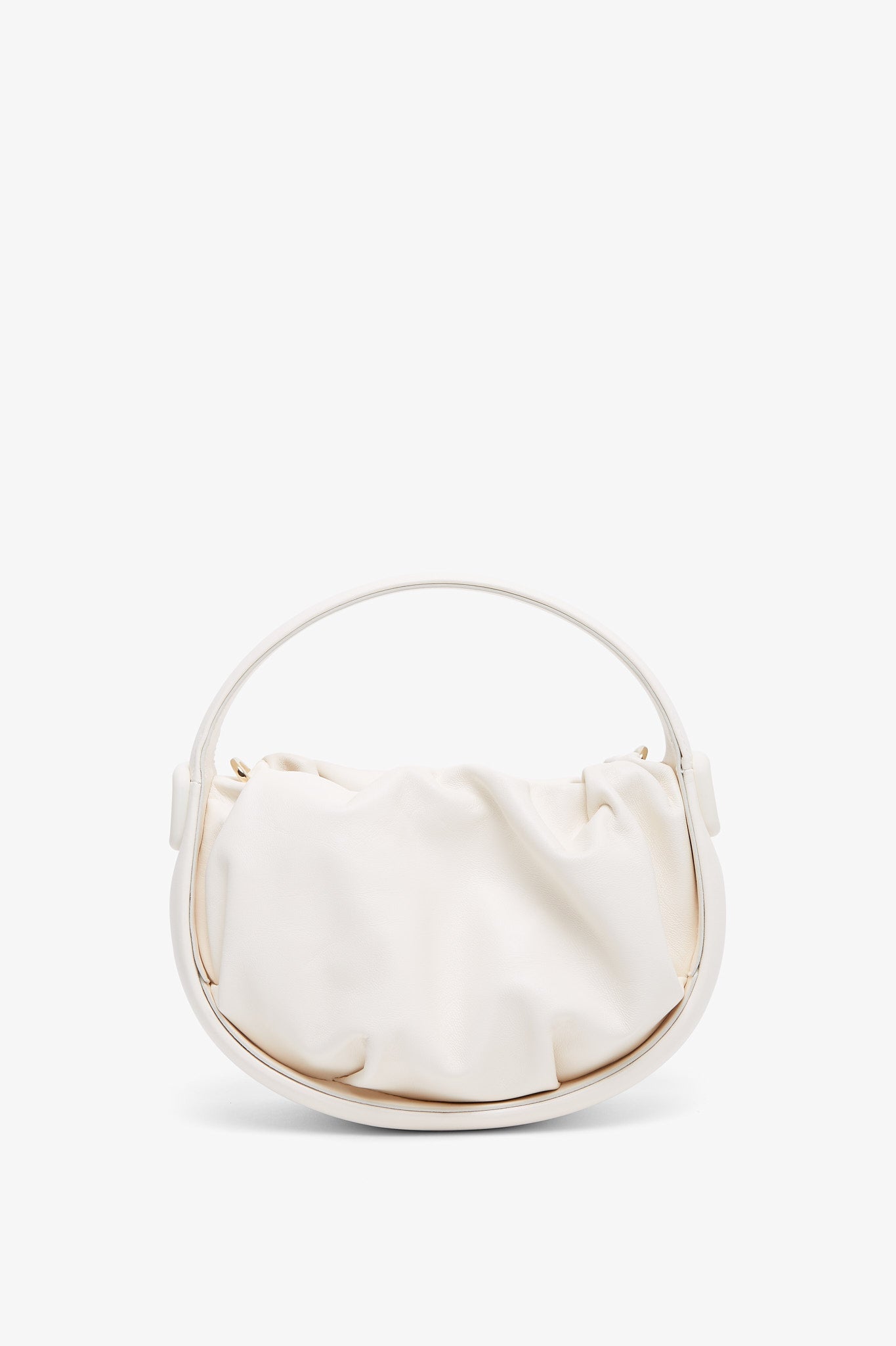 Viv Choc white hobo bag