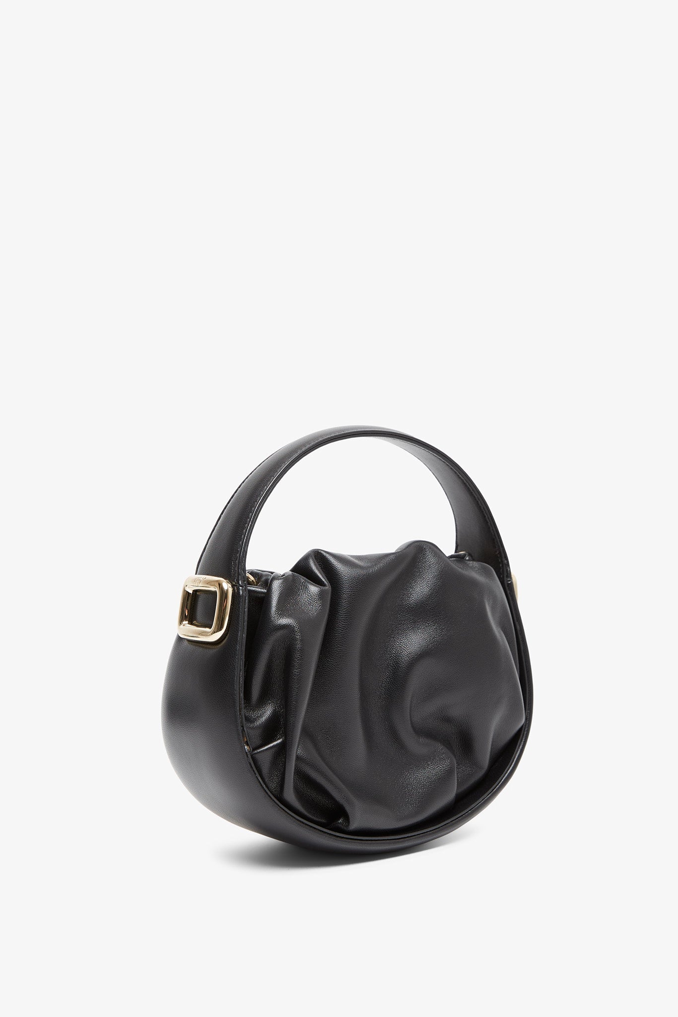 Viv Choc black hobo bag