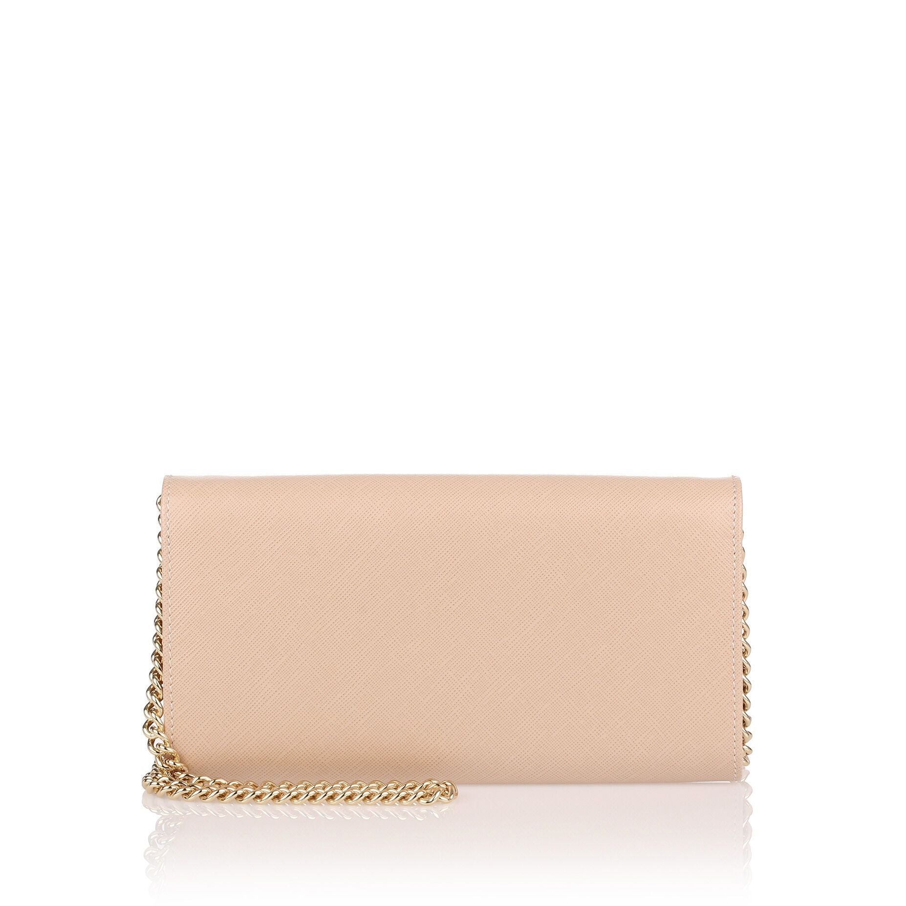 Beige cross-body mini bag