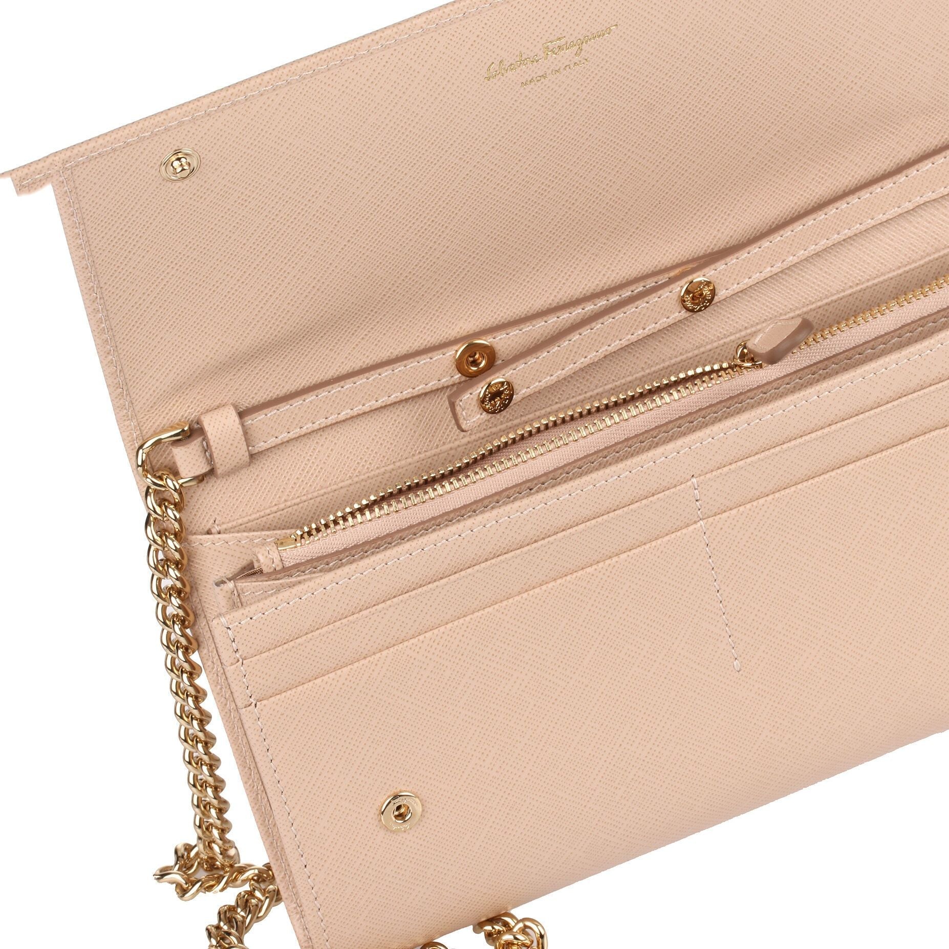 Beige cross-body mini bag