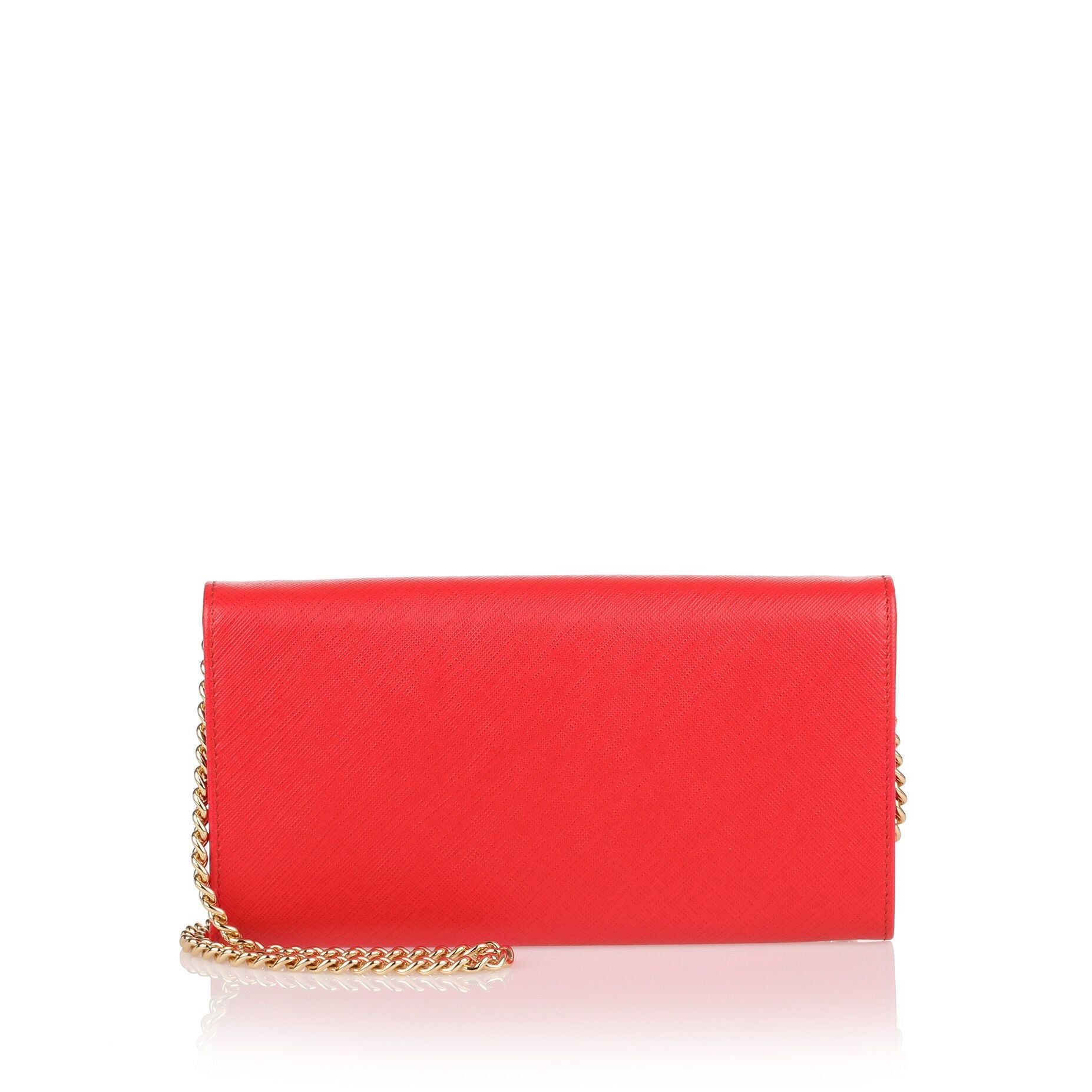 Bright red cross-body mini bag