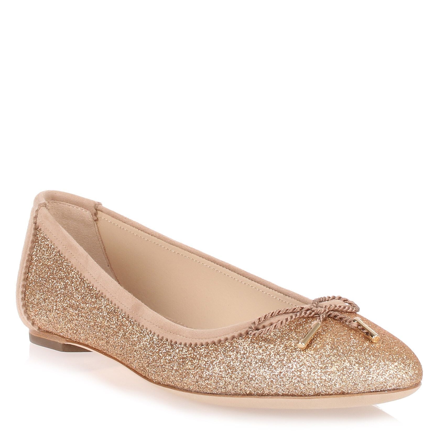 Enea gold glitter ballerina