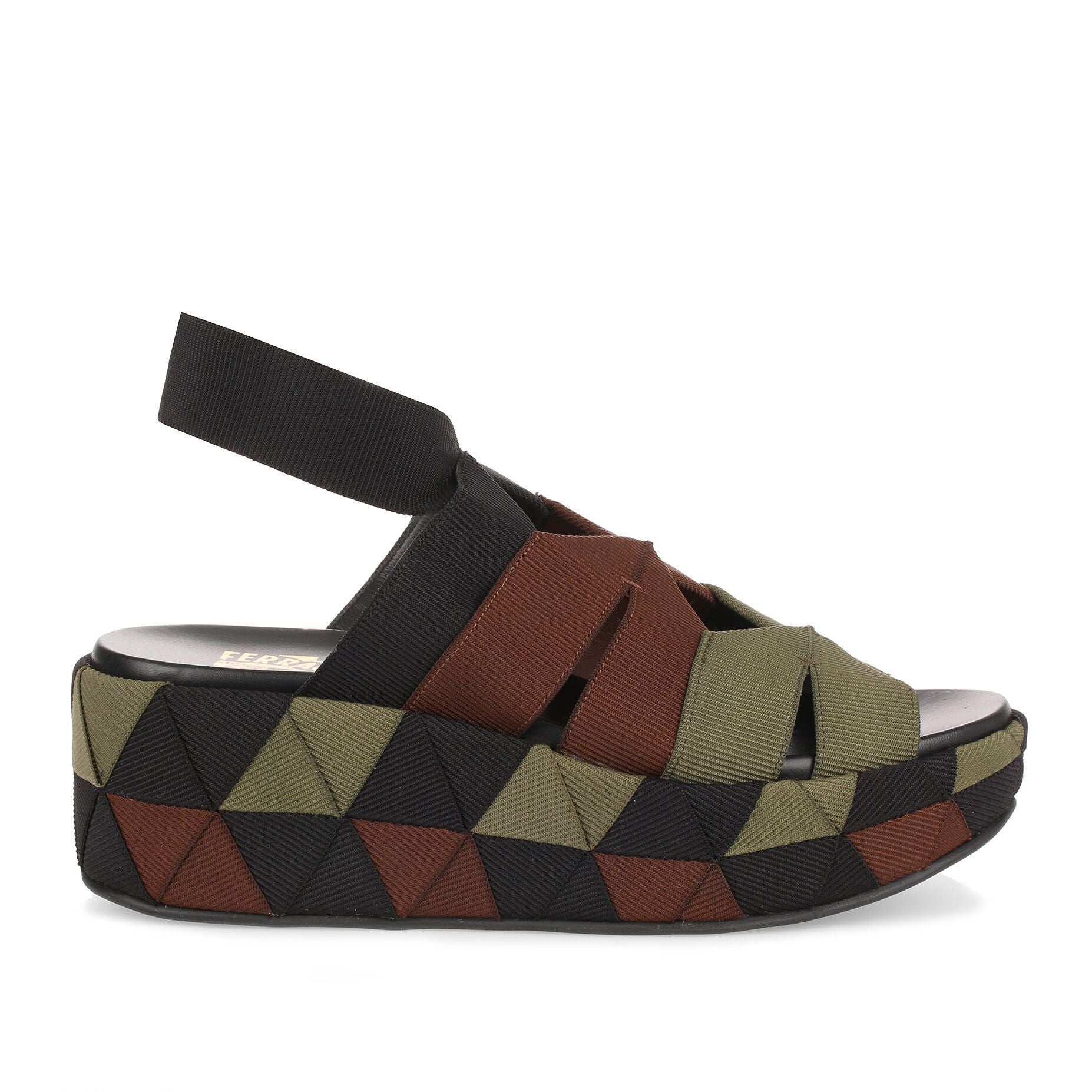 Ellettra multi-tone elasticated platform