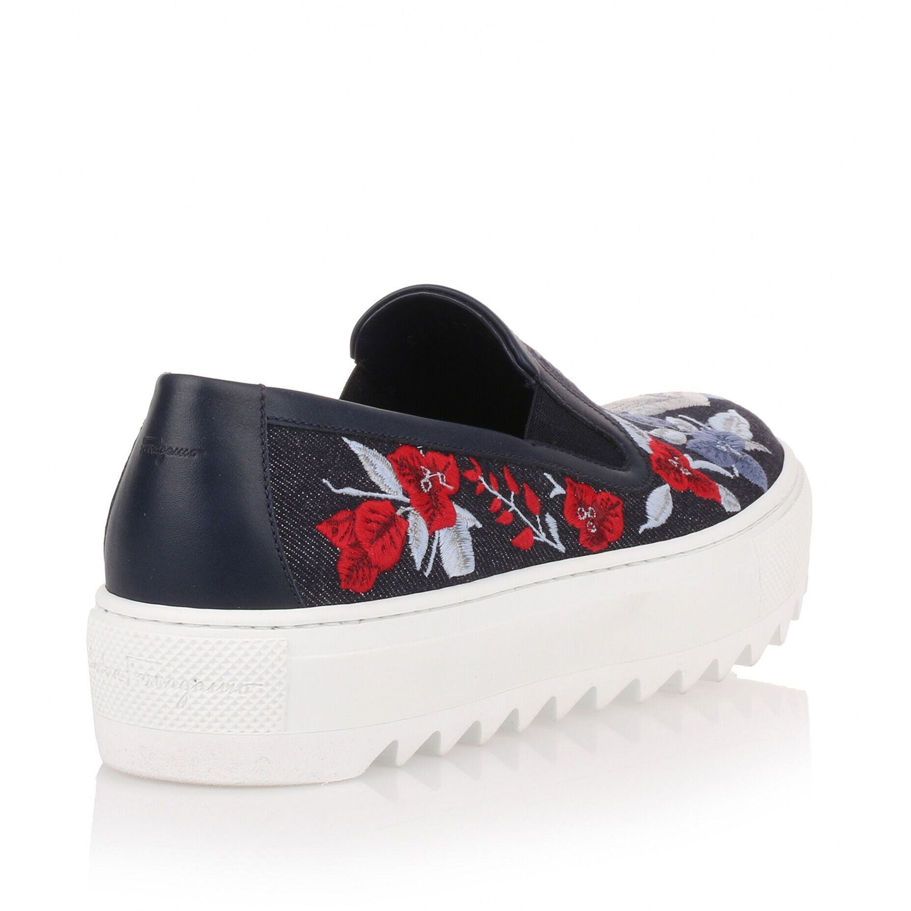 Egla Denim embroidered sneaker
