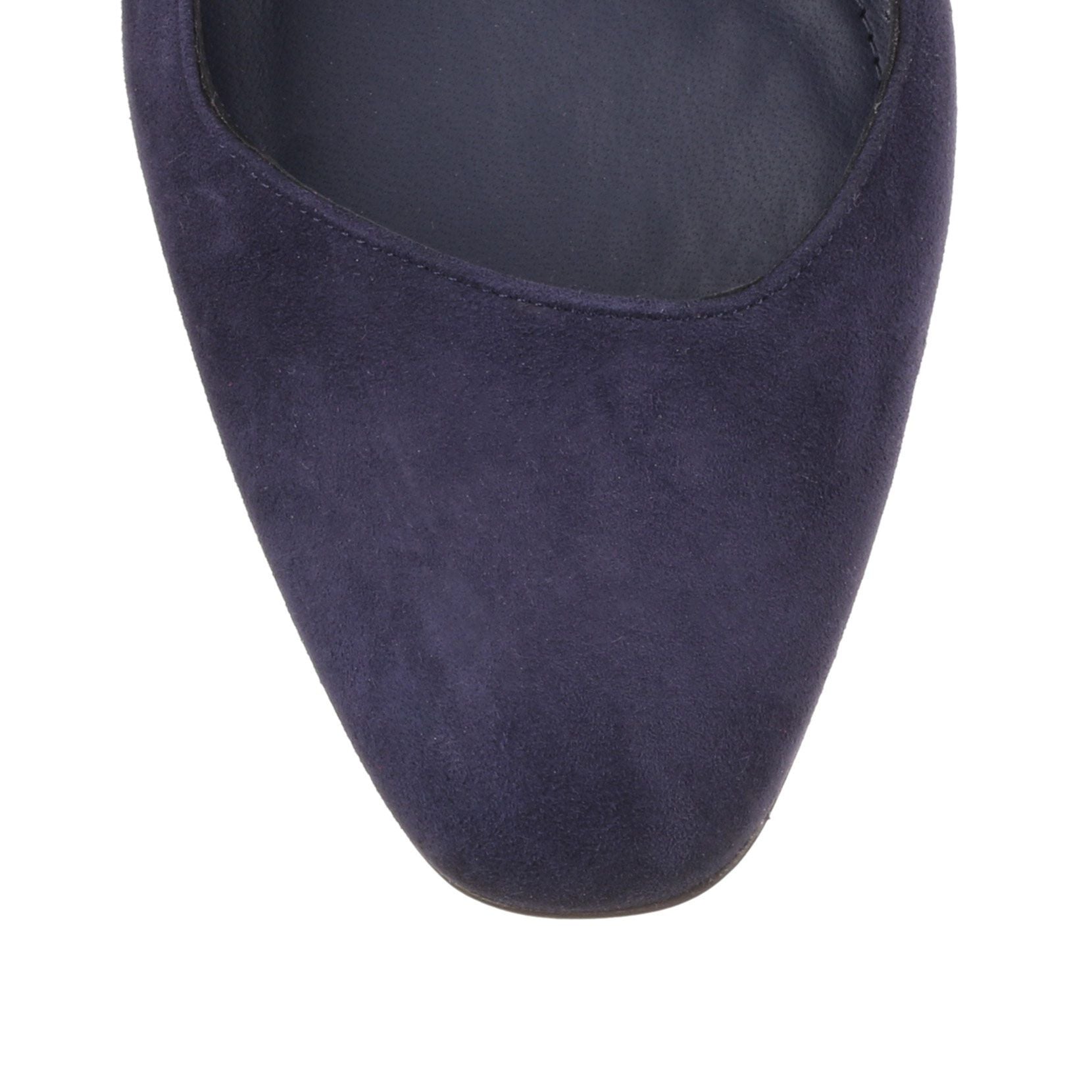 Arezzo 55 navy suede pump