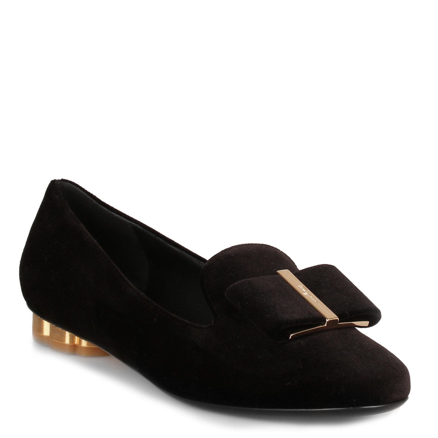 Sarno Black Velvet Loafer