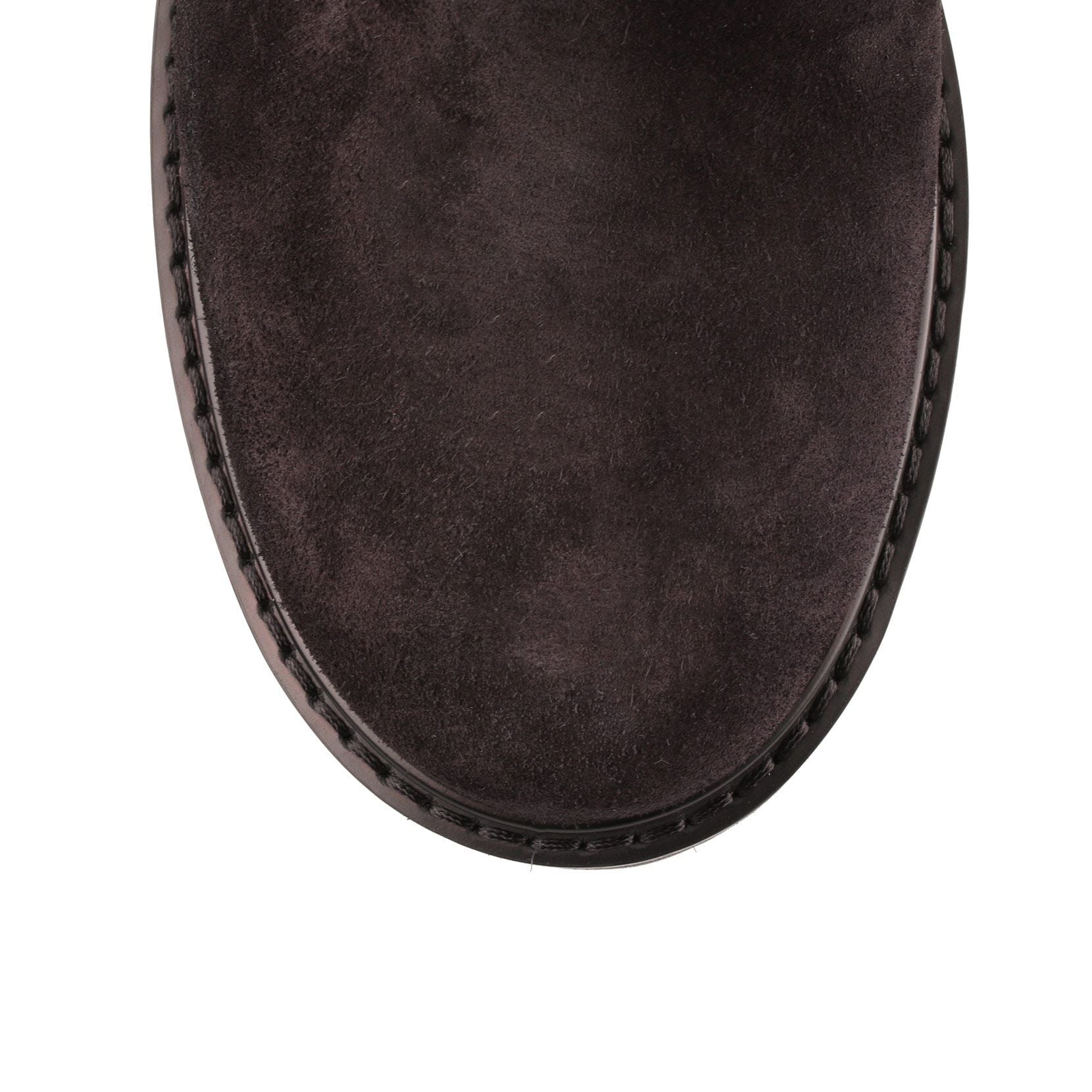 Vasto black suede and fur boot