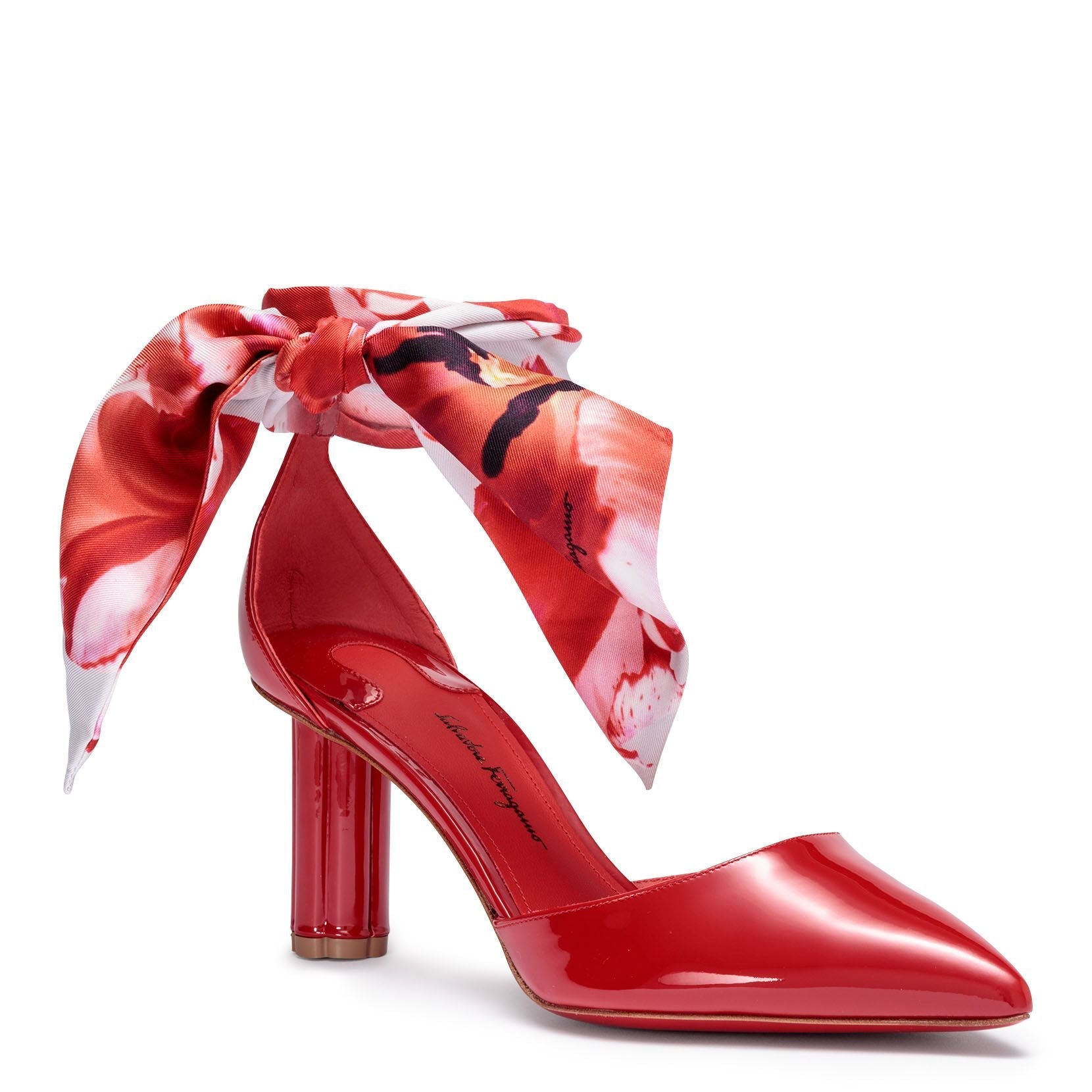 Sorano red patent leather pumps
