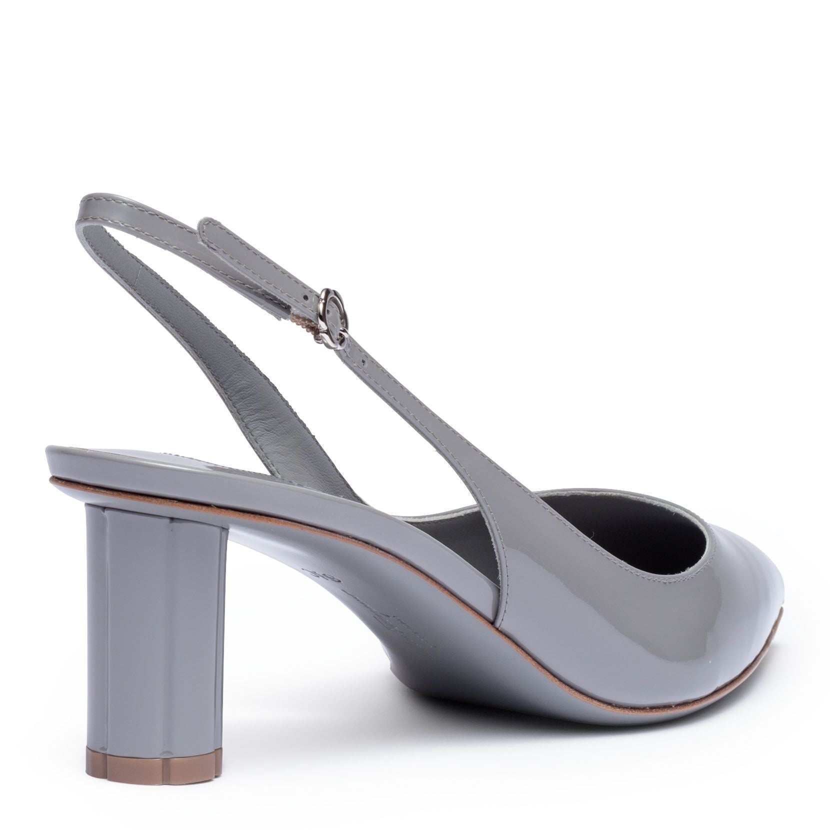 Buti 55 patent grey pumps