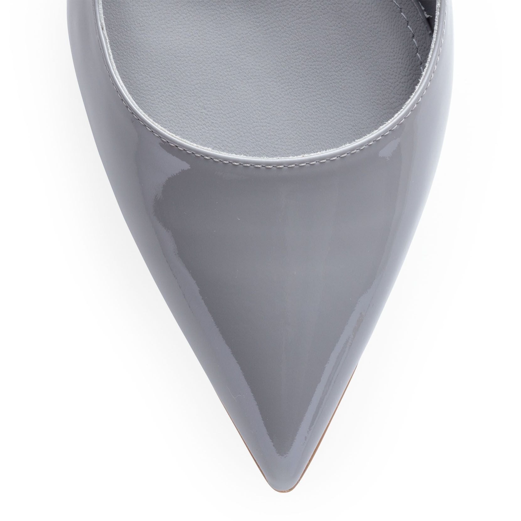Buti 55 patent grey pumps
