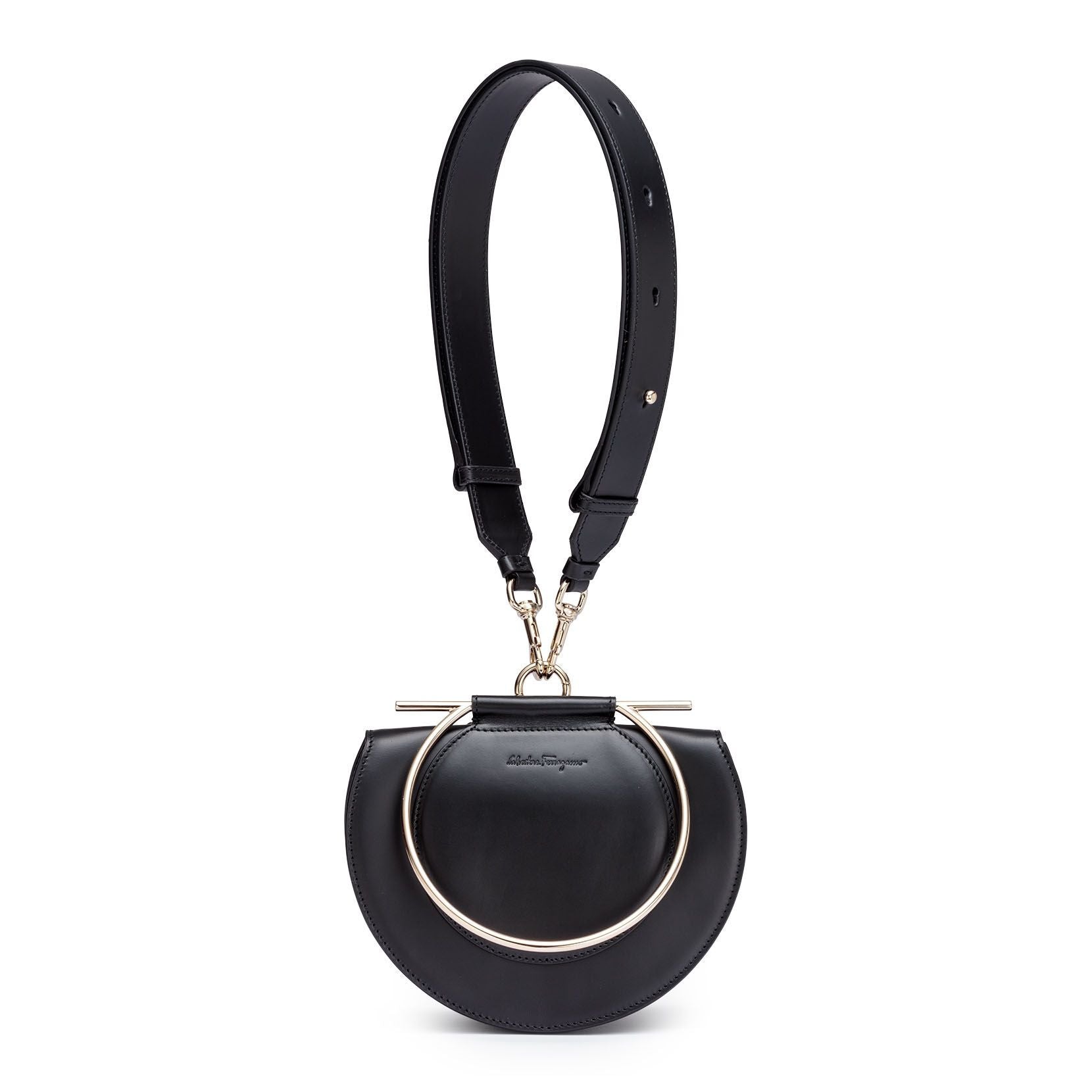 Daphne Gancino black shoulder bag