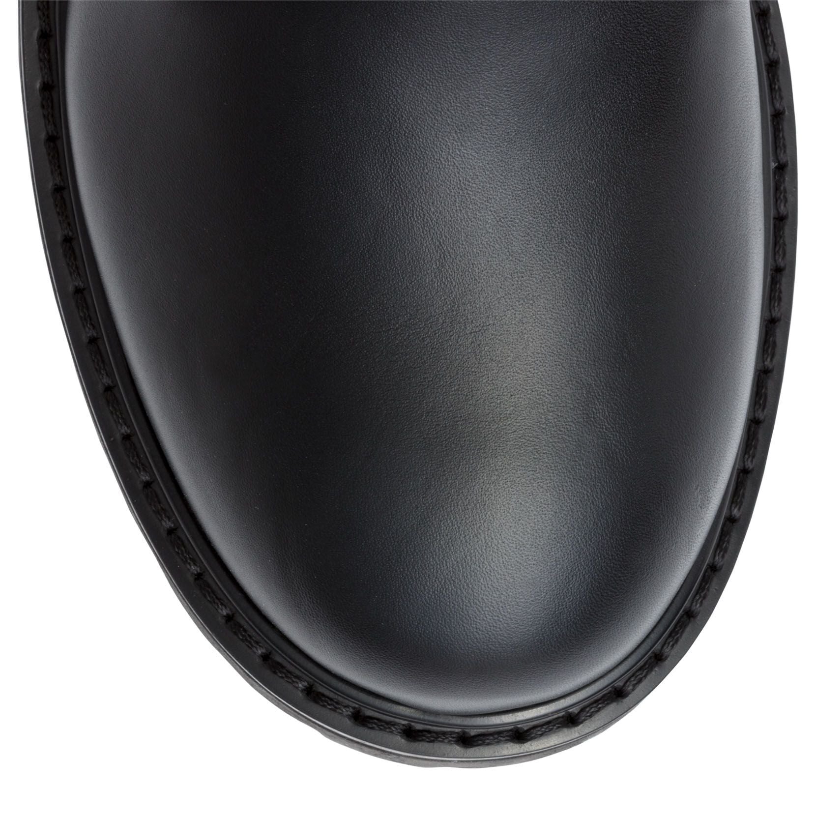 Crotone black combat boots