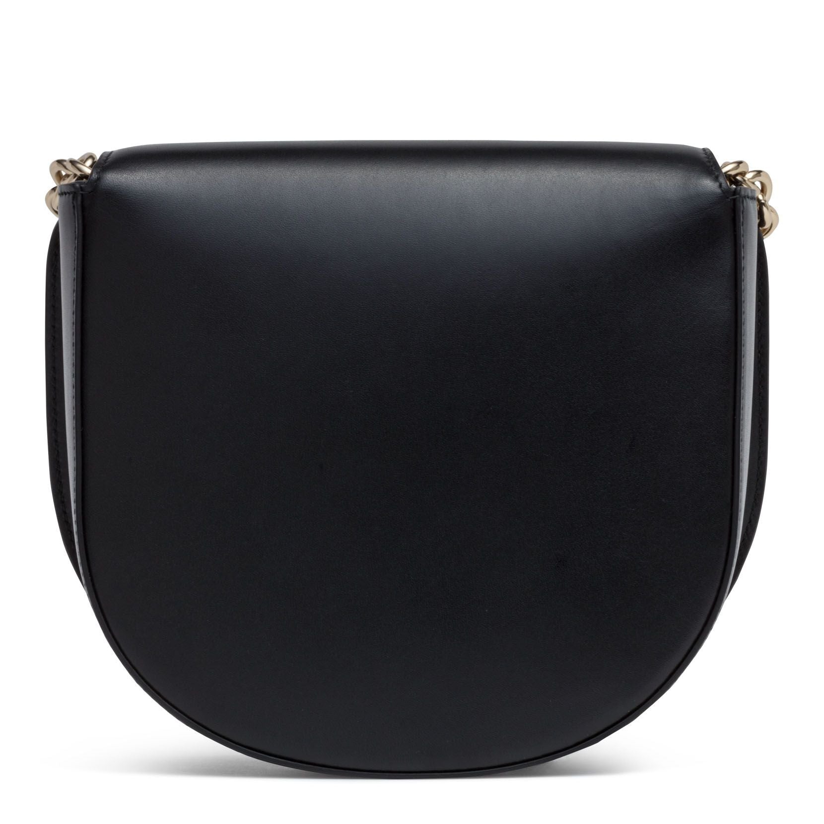 Gancino black leather bag