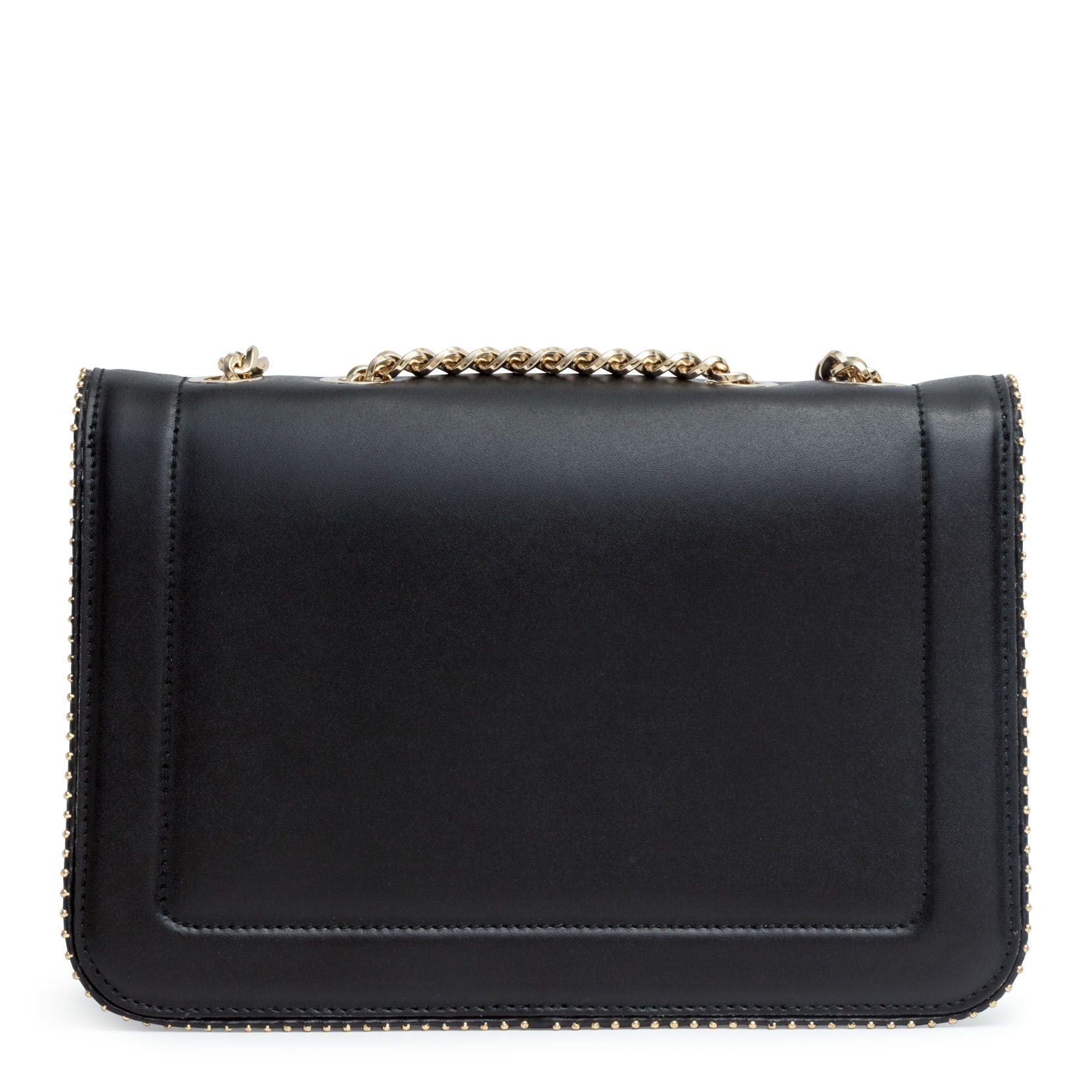 Vara Rainbow studs black bag
