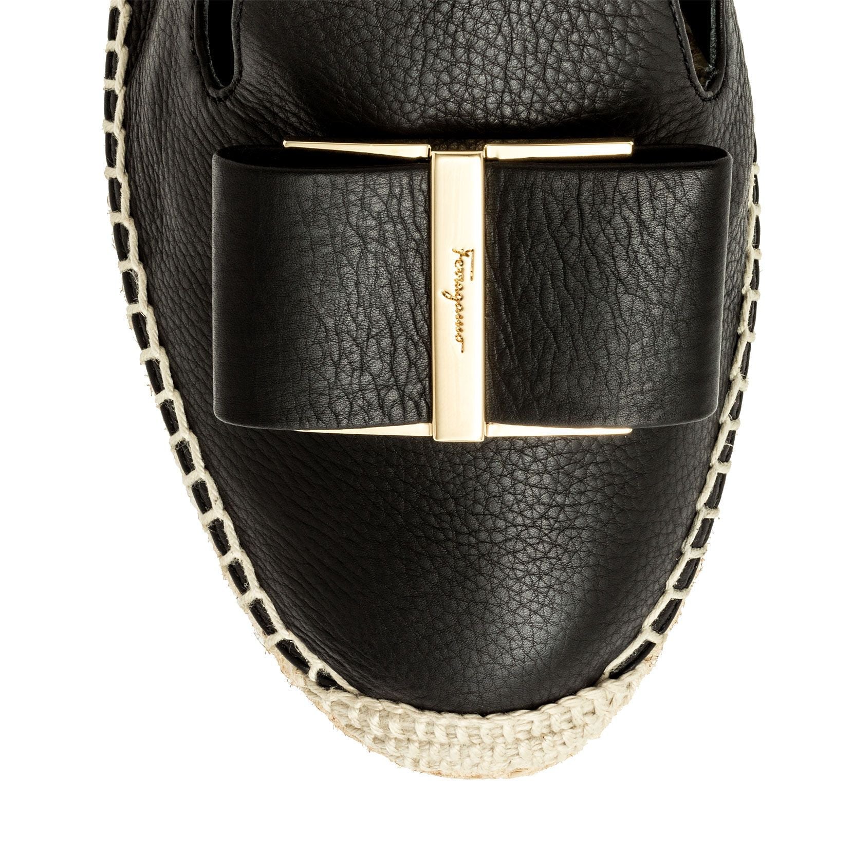 Sannio black calf espadrilles