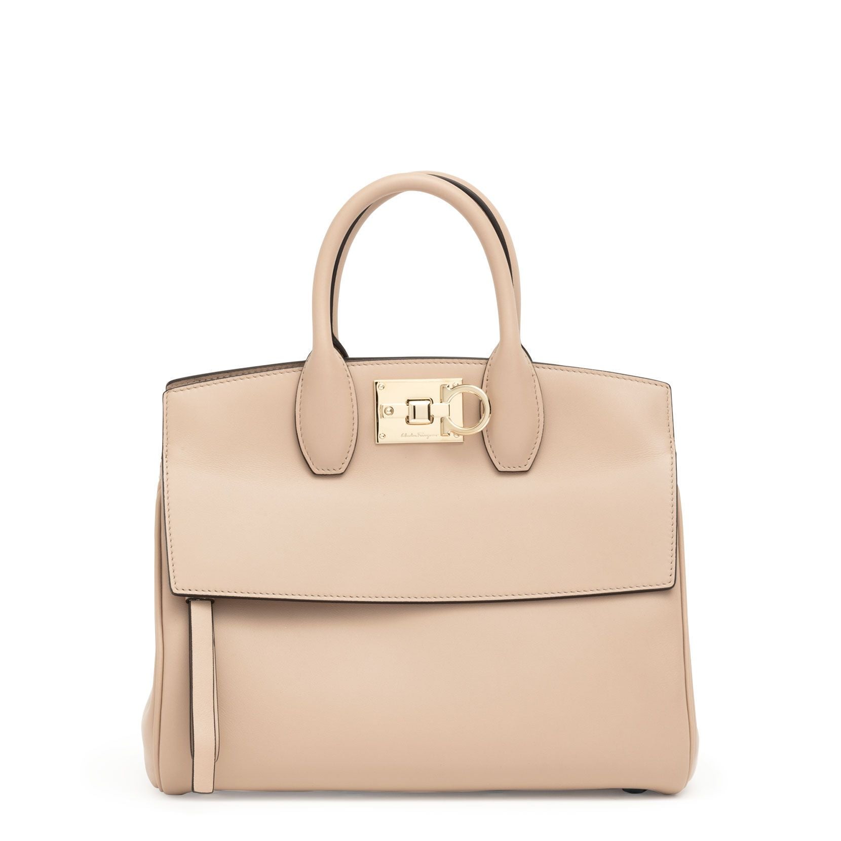 The Studio M beige  leather bag