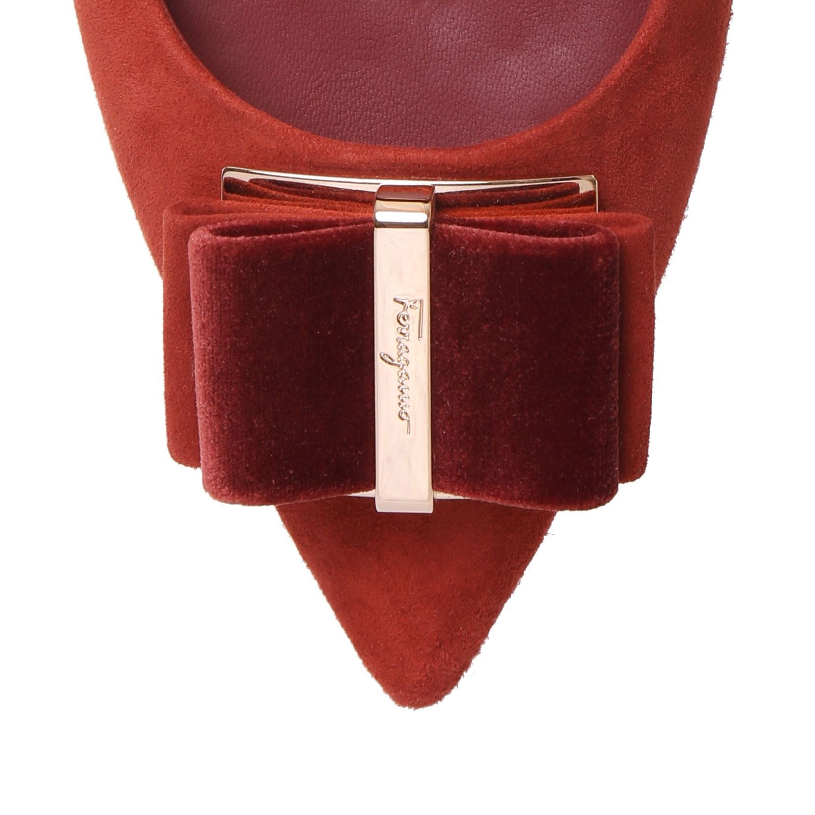 Double bow ballet flat