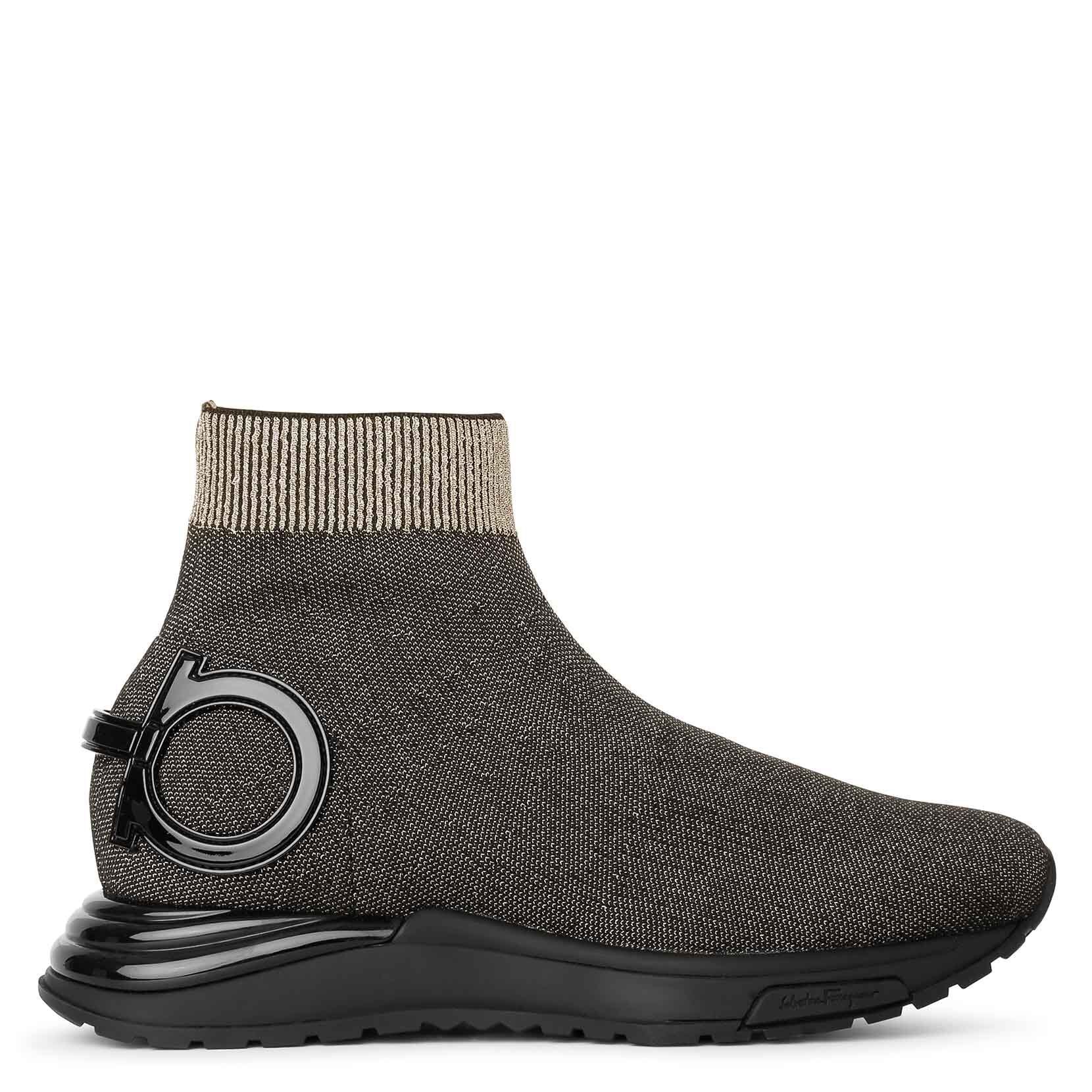 Gancini glitter sneakers