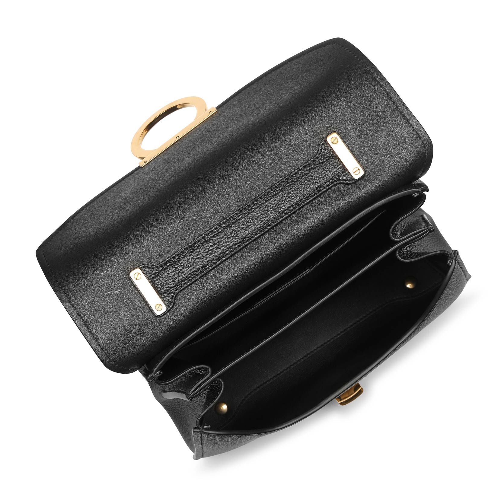 Margot Gancini top handle black bag