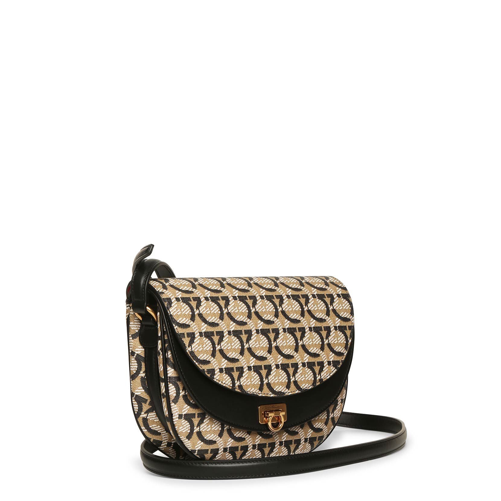 Gancini logo cross body bag