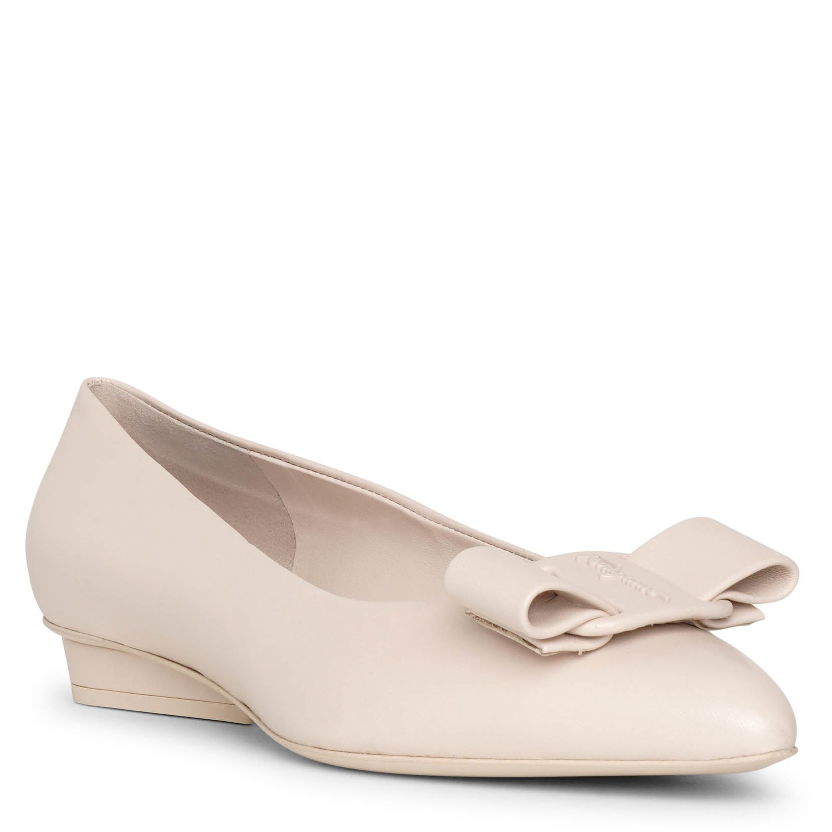 Viva bone flat pumps