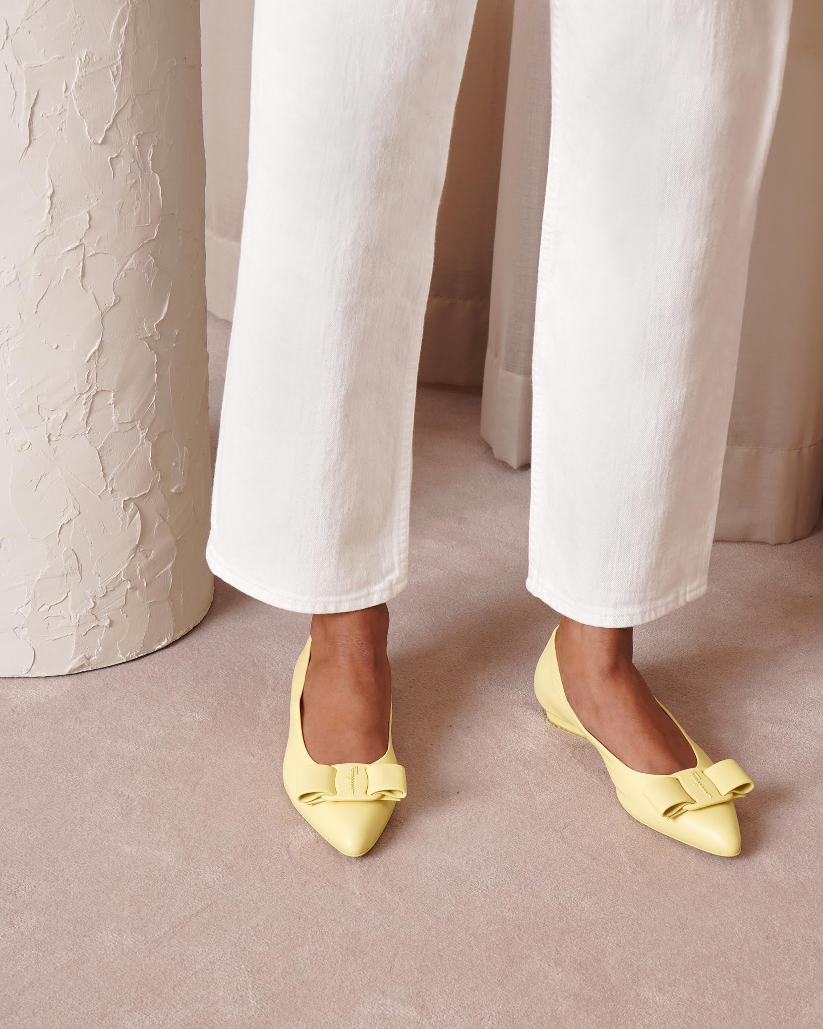 Viva technicolor leather flats