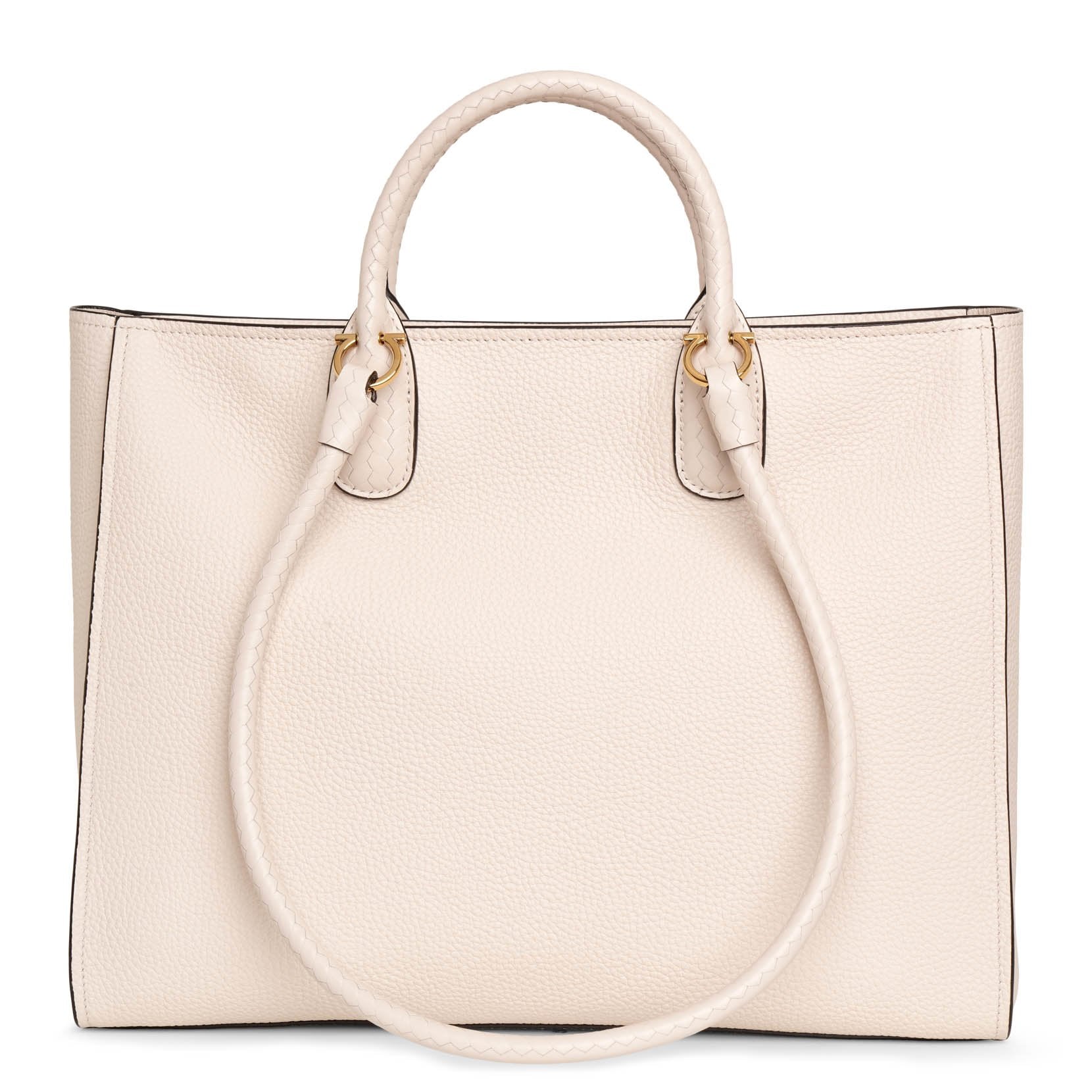 Gancio tote bone leather bag