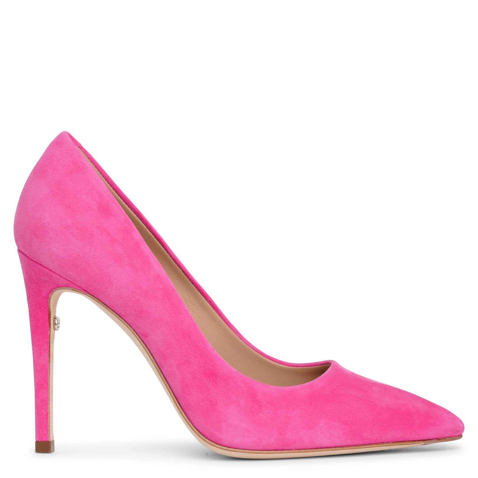 Hot pink 105 suede pumps