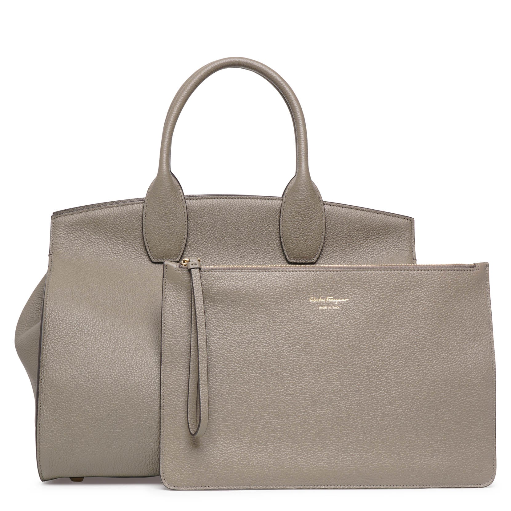 The Studio Soft olive leather bag