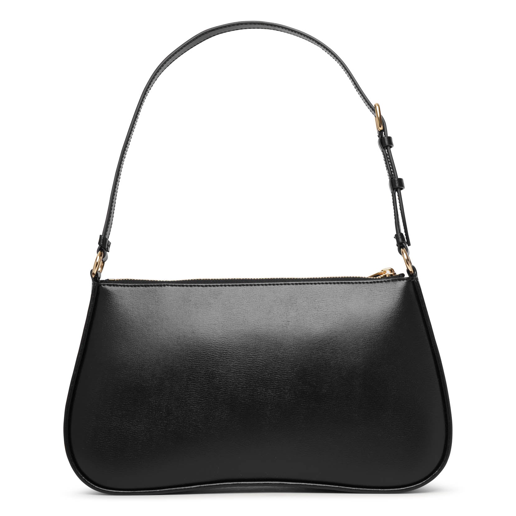 Vara grosgrain bow black leather bag