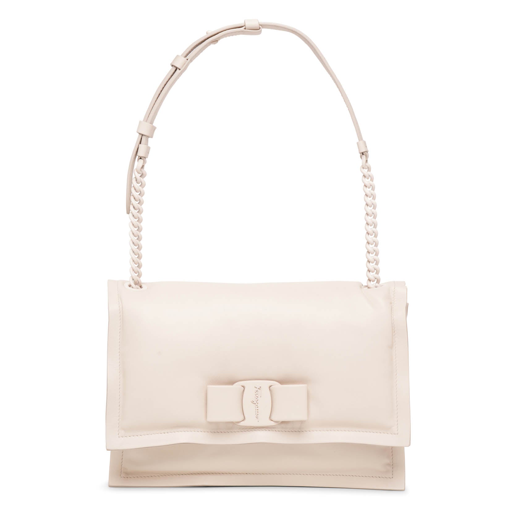 Viva bow bone leather bag