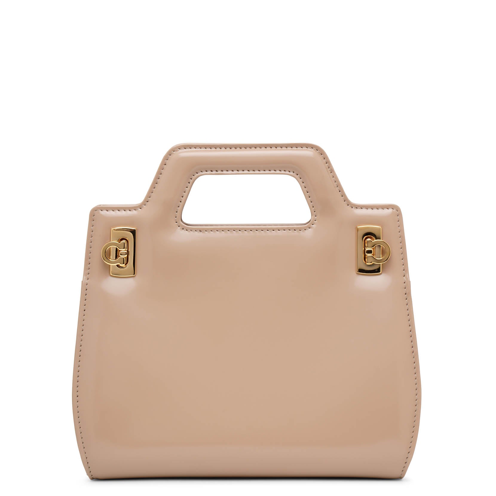 Wanda mini beige leather bag