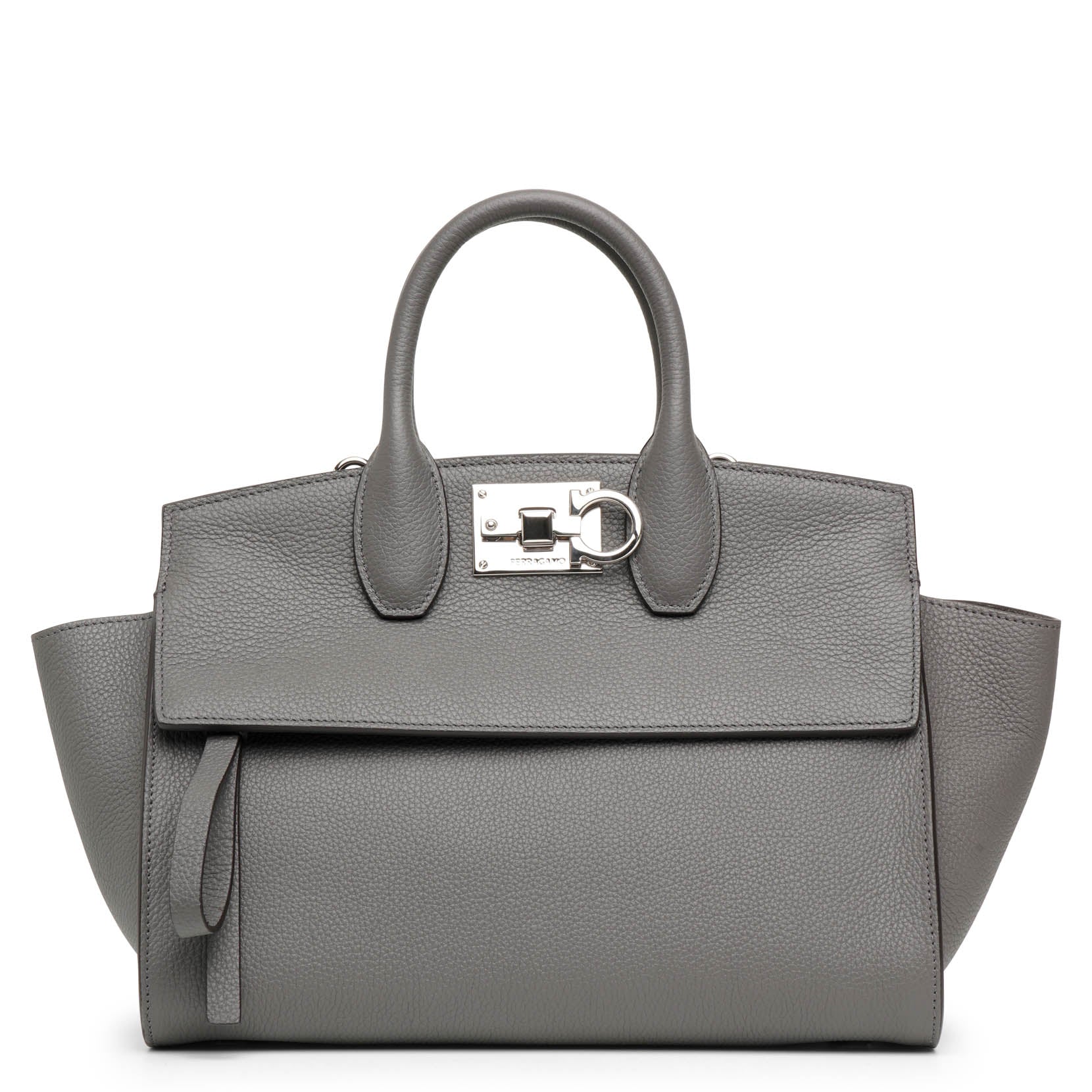 The Studio soft small grey tote bag