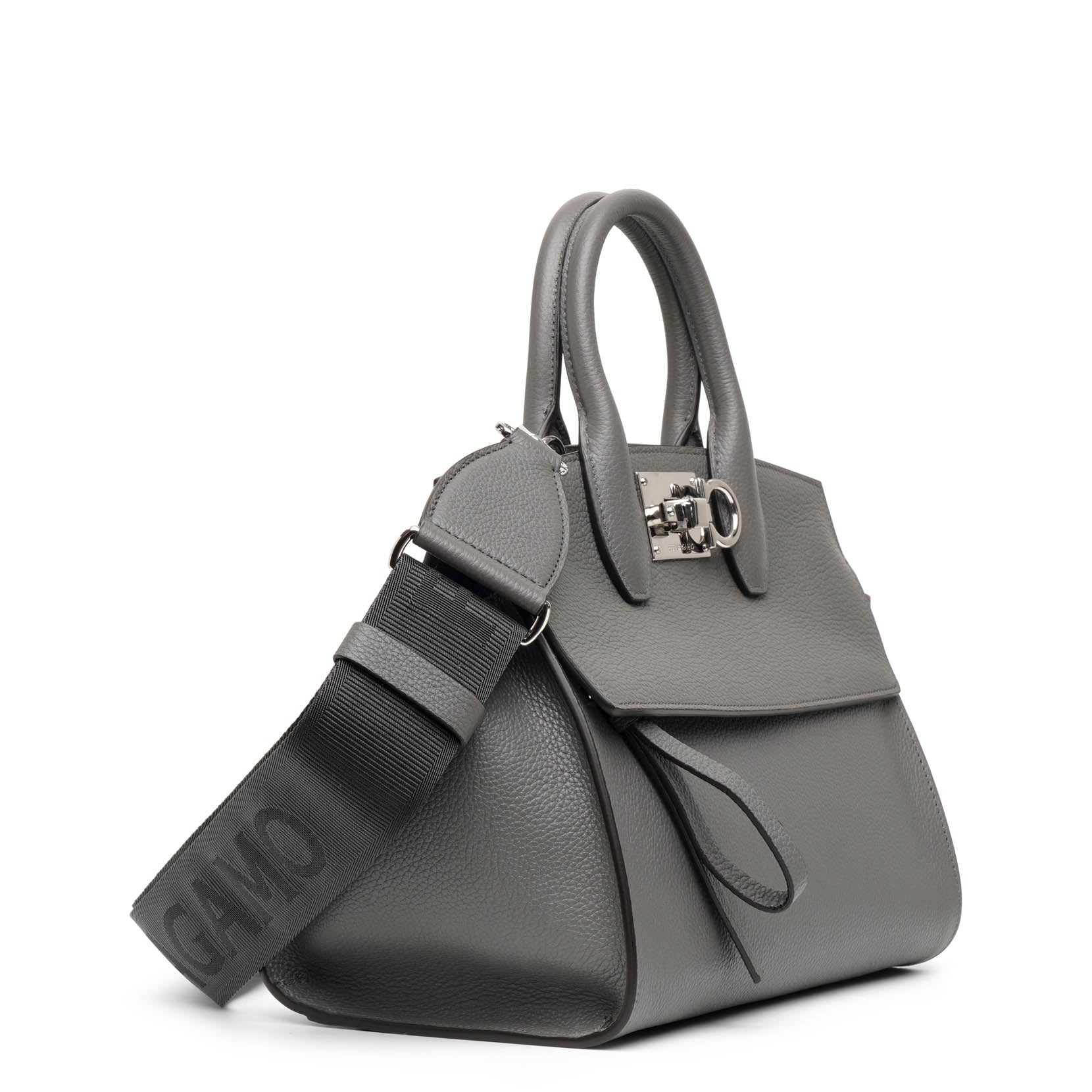 The Studio soft small grey tote bag