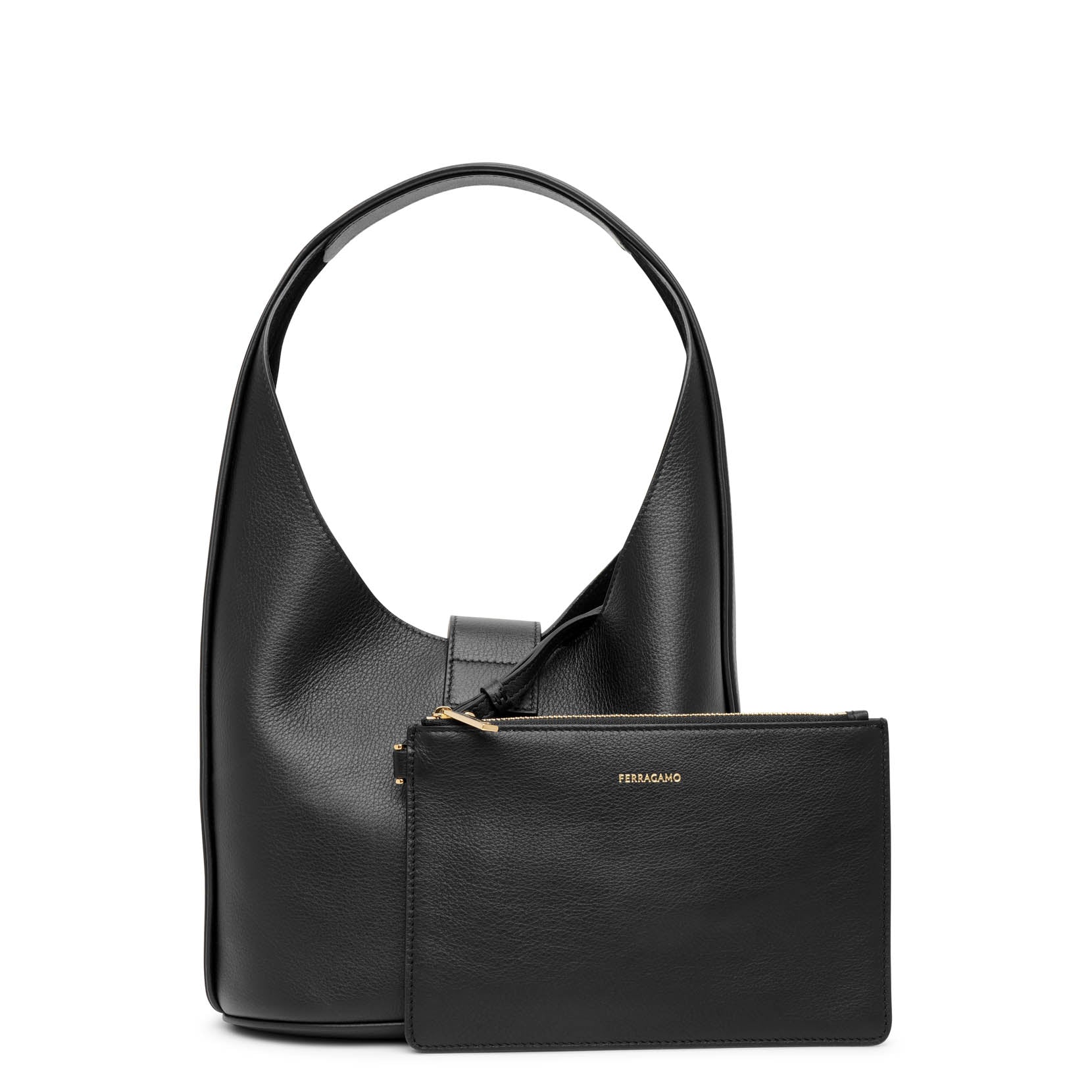 Soft Hobo Archive medium black bag