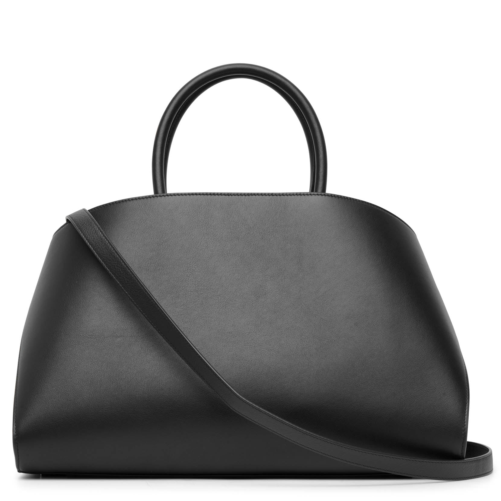 Hug black medium top handle bag