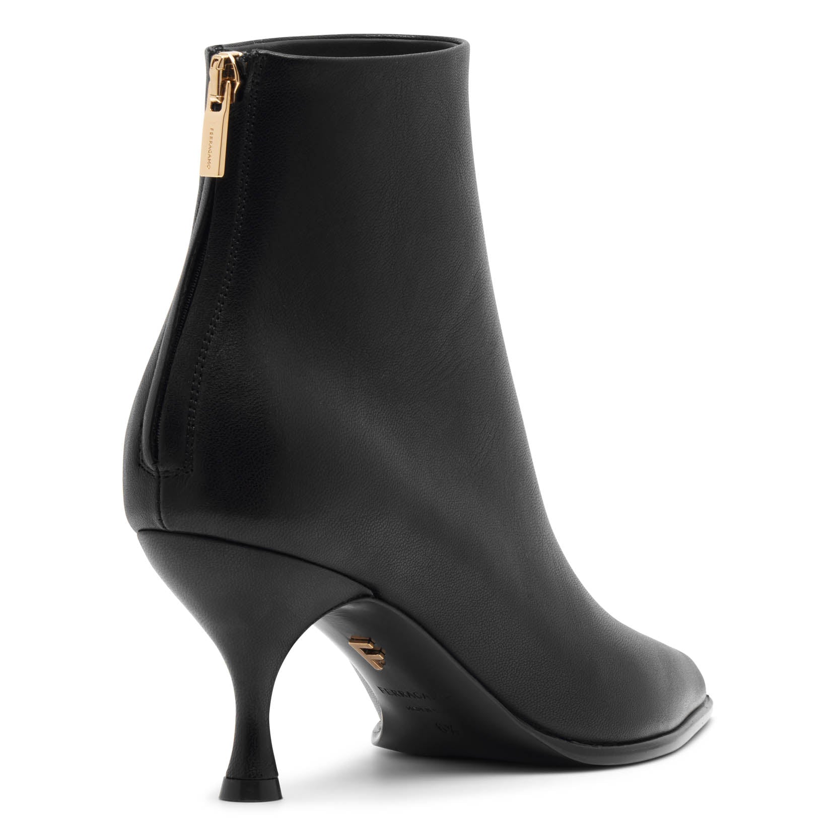 Joelle 70 black leather boots