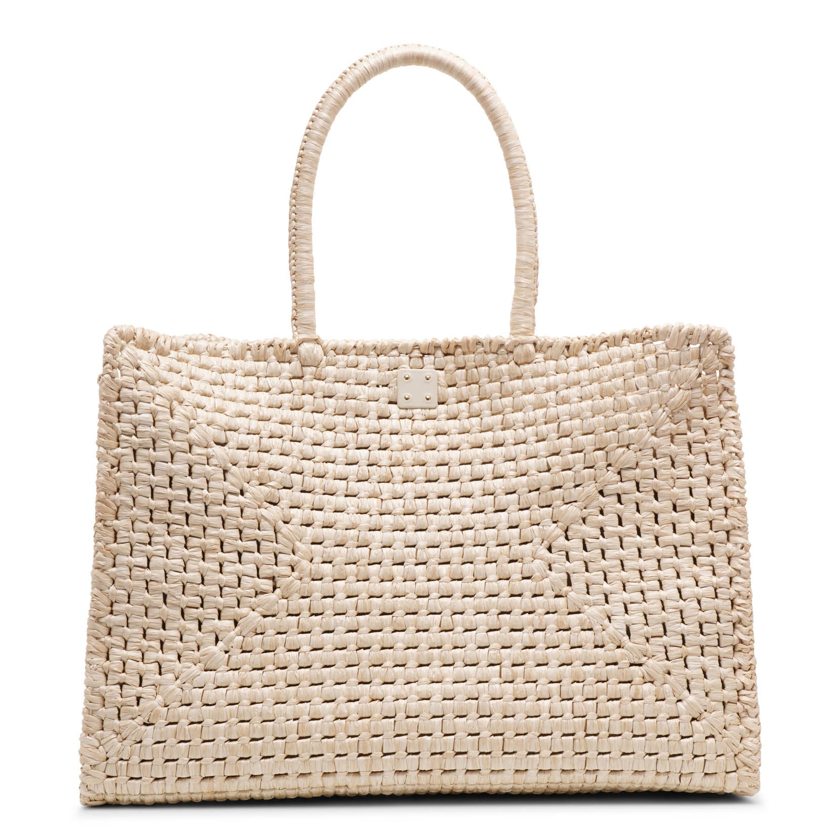 The studio raffia large bag