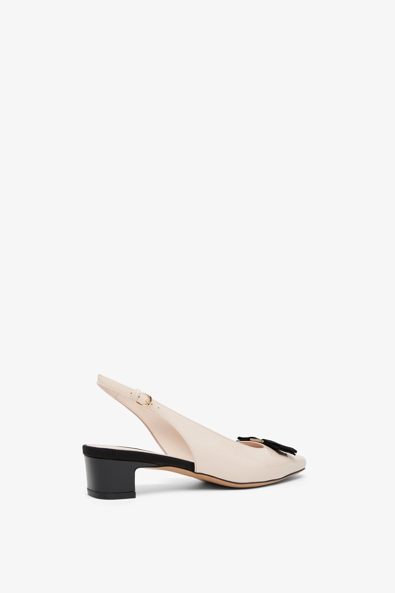 Iconic bow slingback pumps