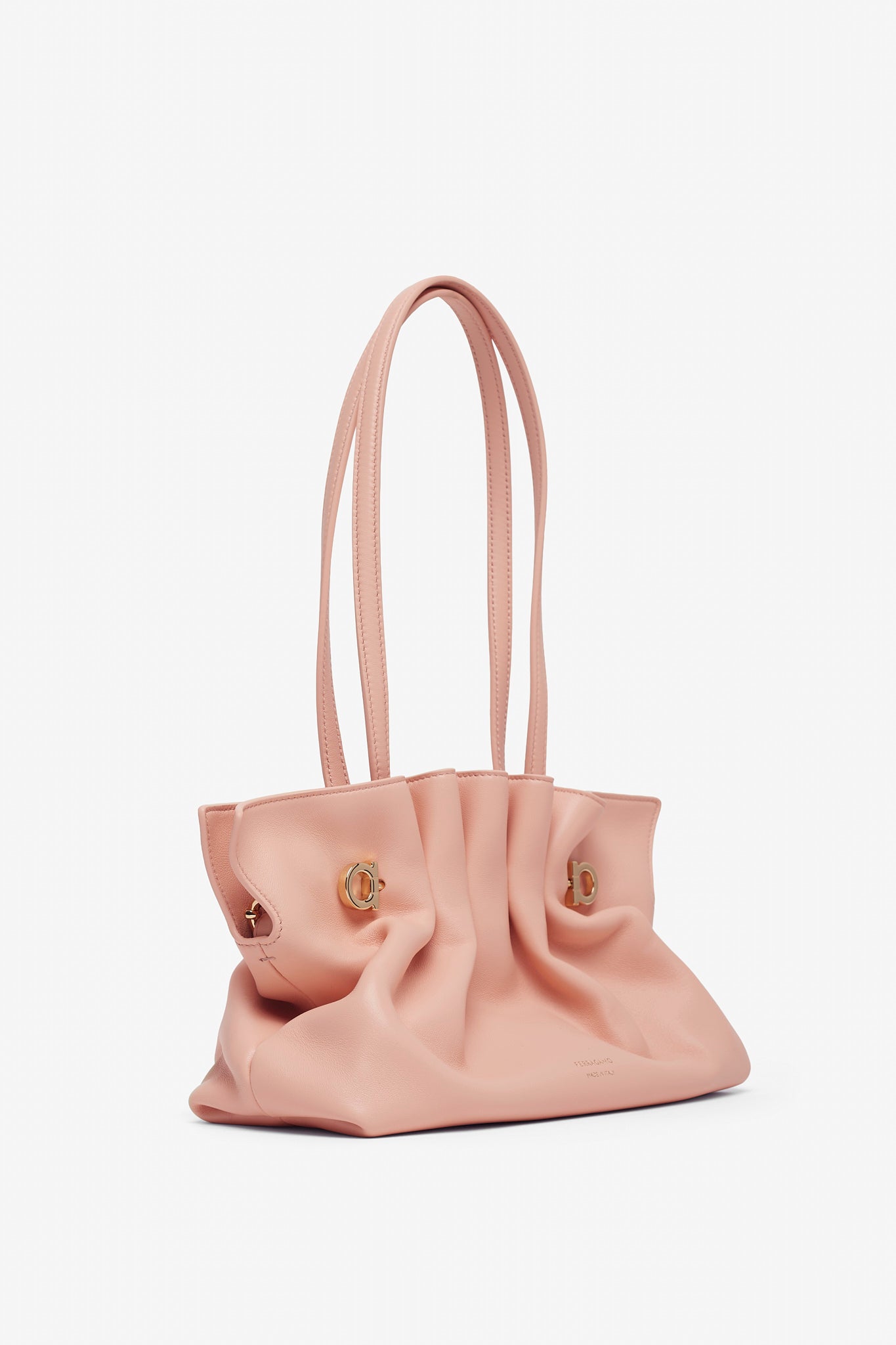 Pierce small pink leather bag