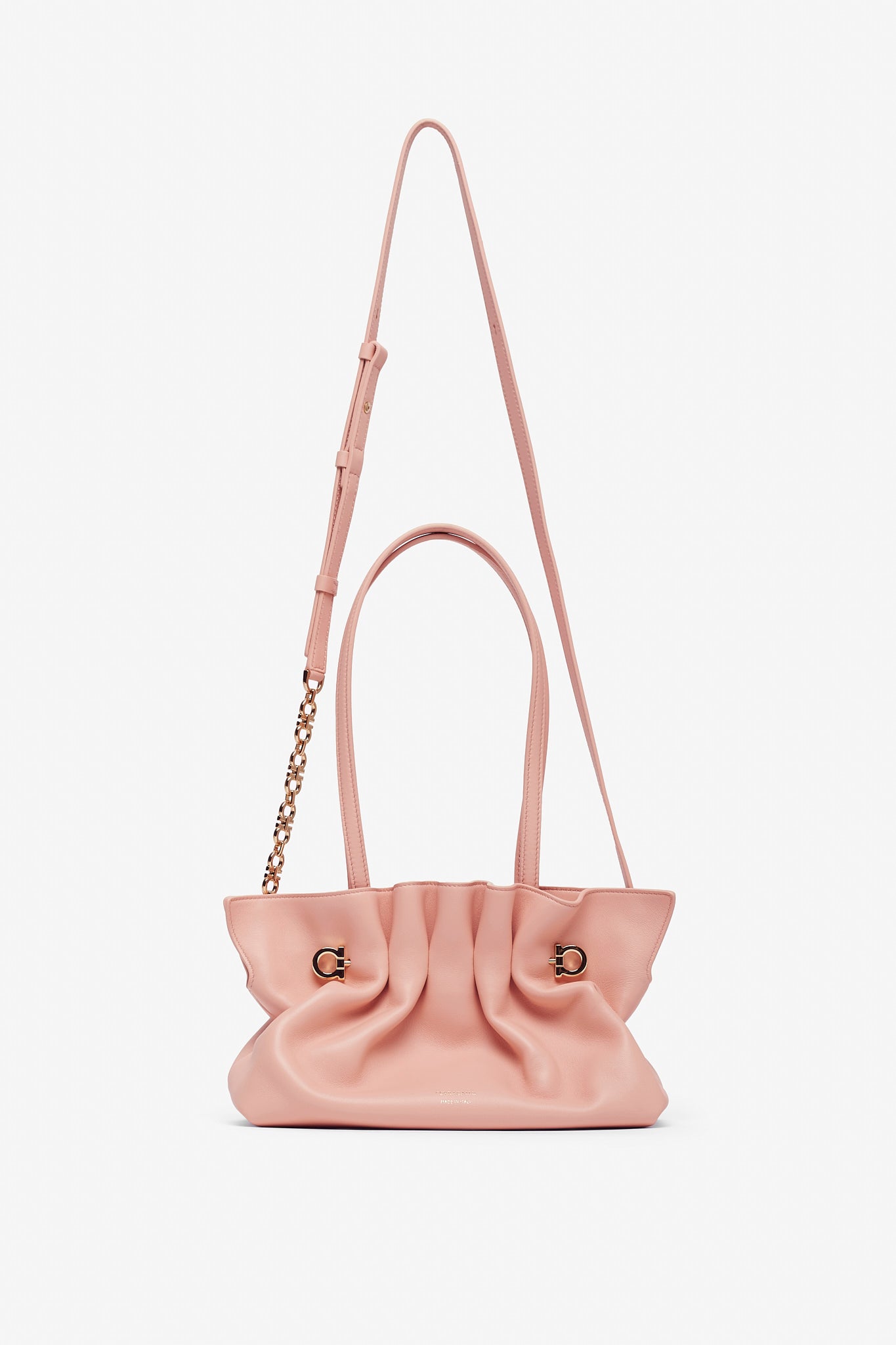 Pierce small pink leather bag
