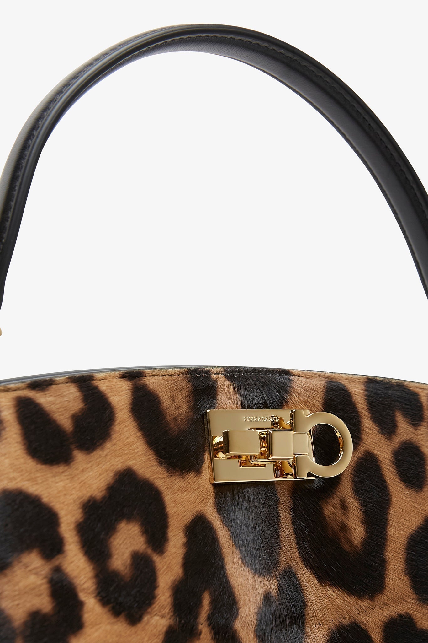 The new studio leopard box bag