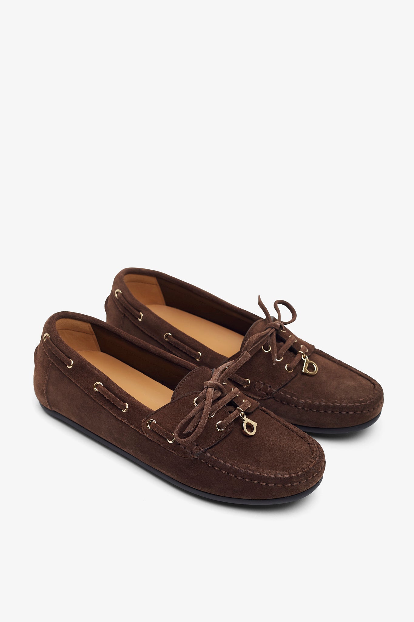 Flippy dark brown driving shoes