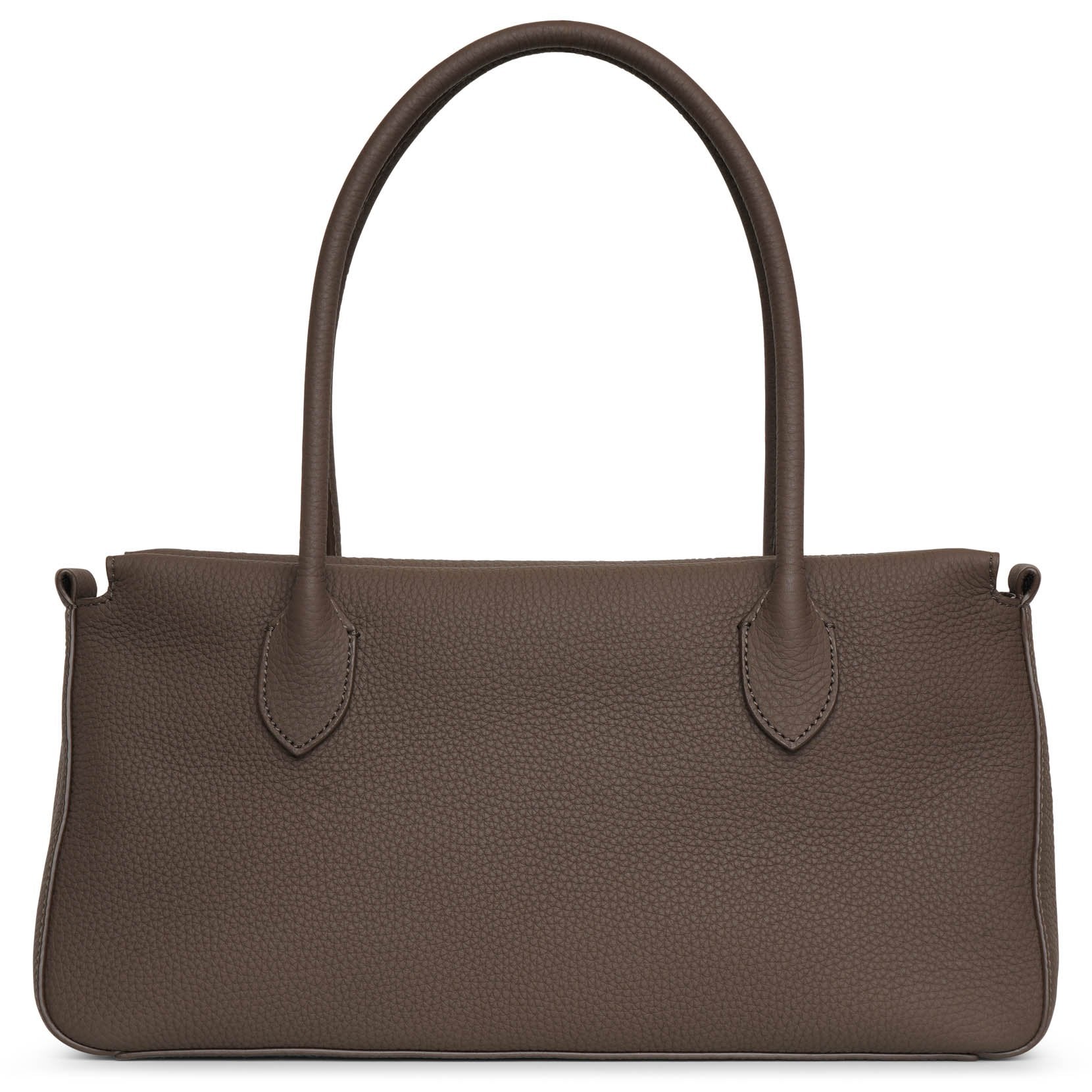E/W light brown top handle bag