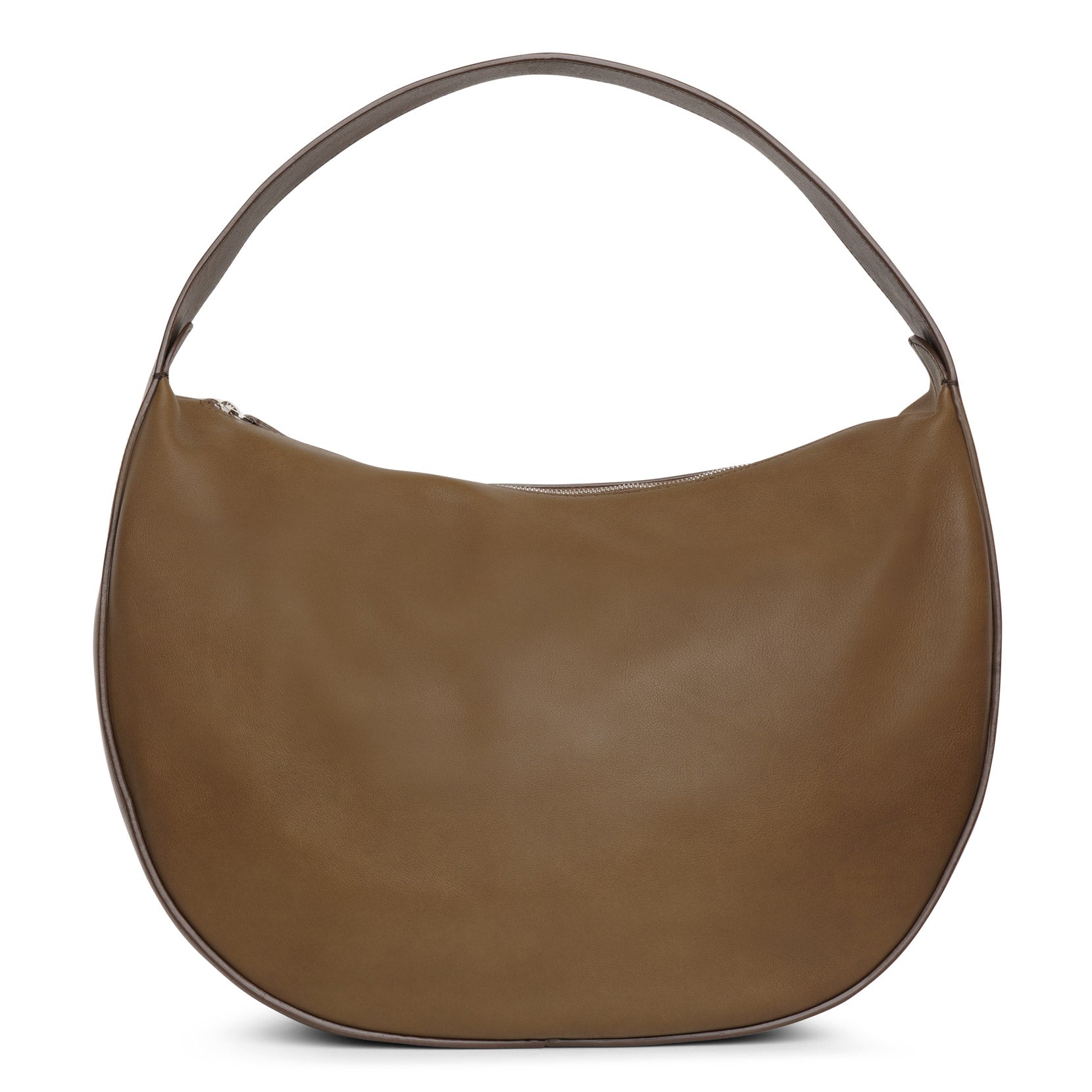 Allie brown leather shoulder bag